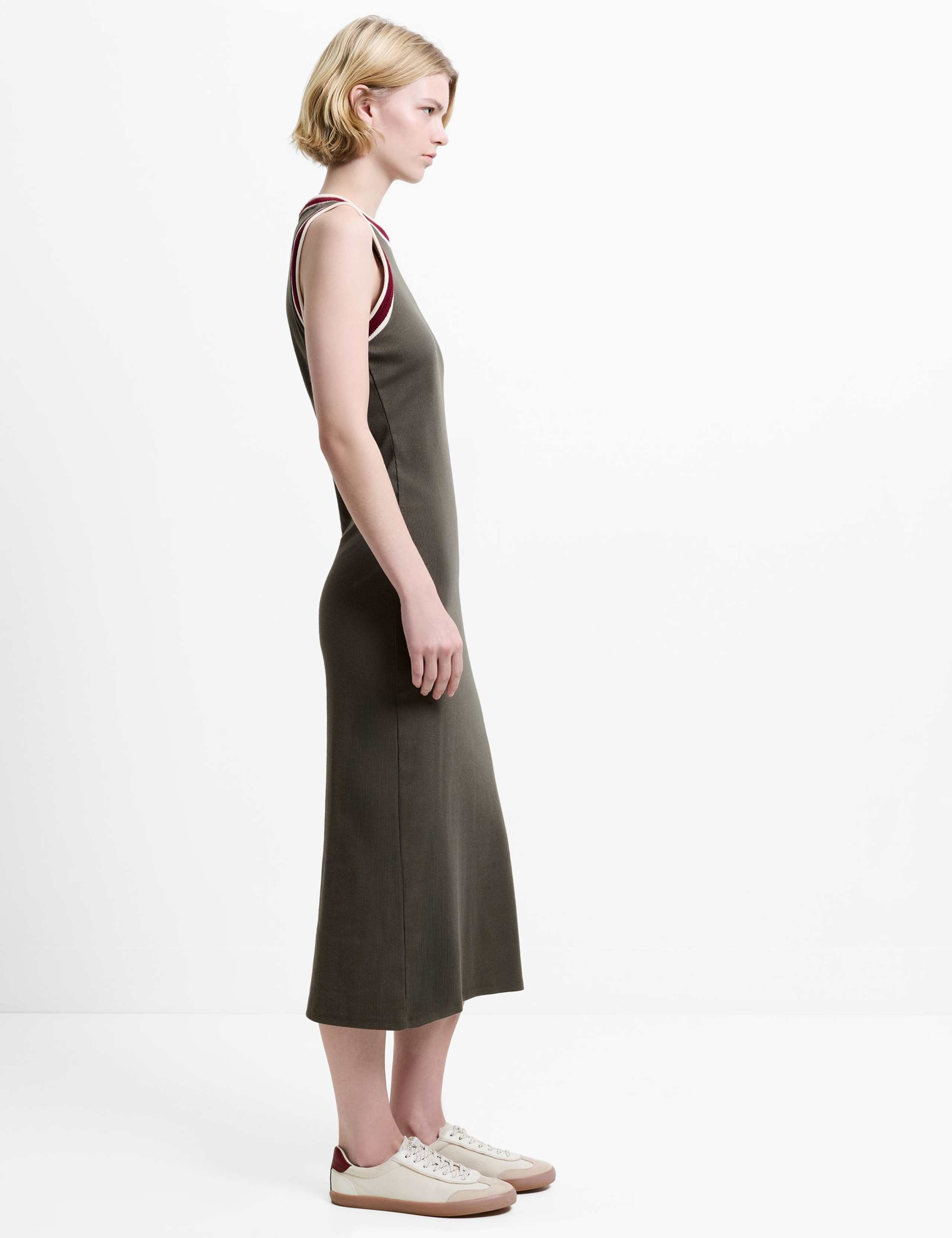 Jersey Knitted Midi Dress 3 of 5