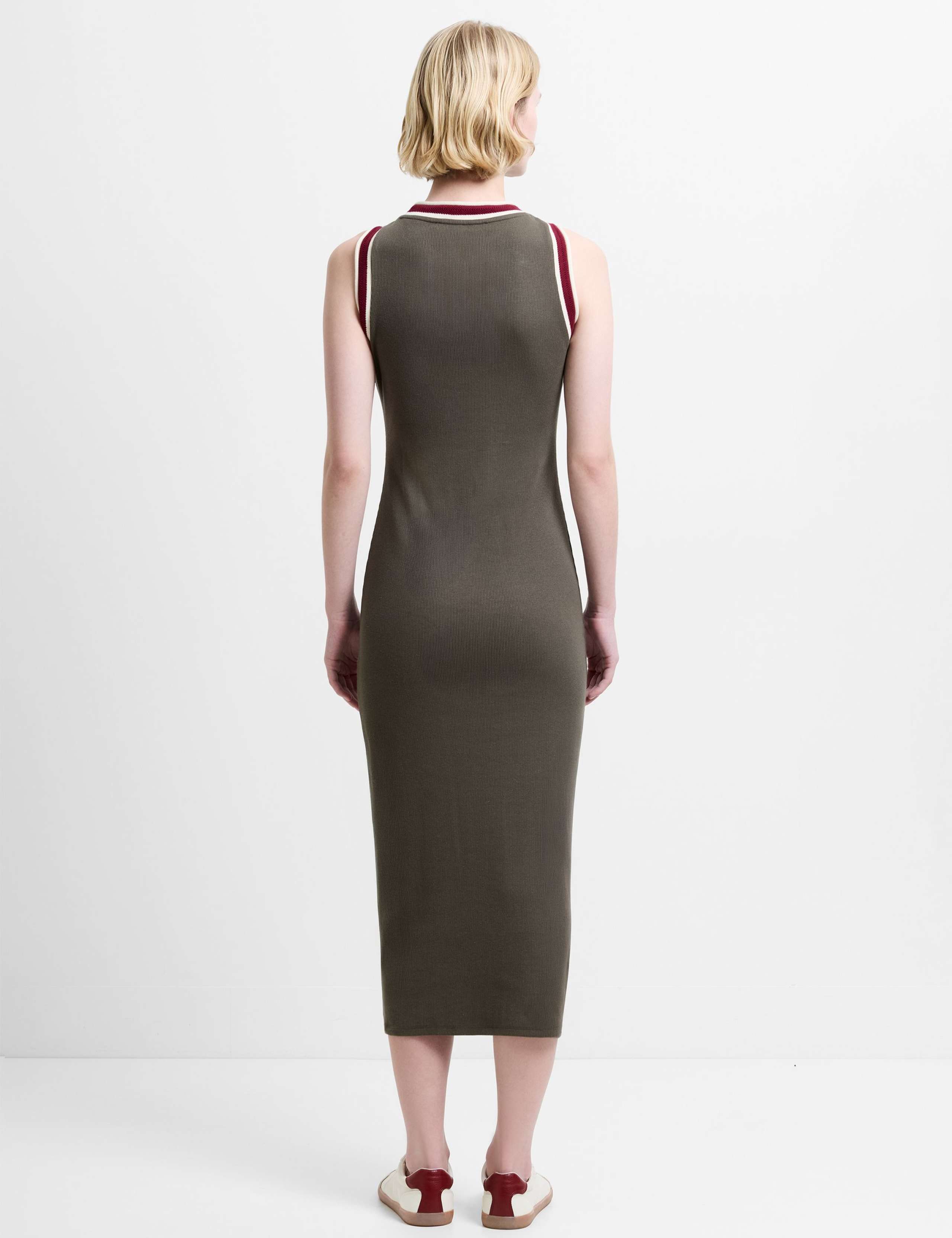 Jersey Knitted Midi Dress 4 of 5