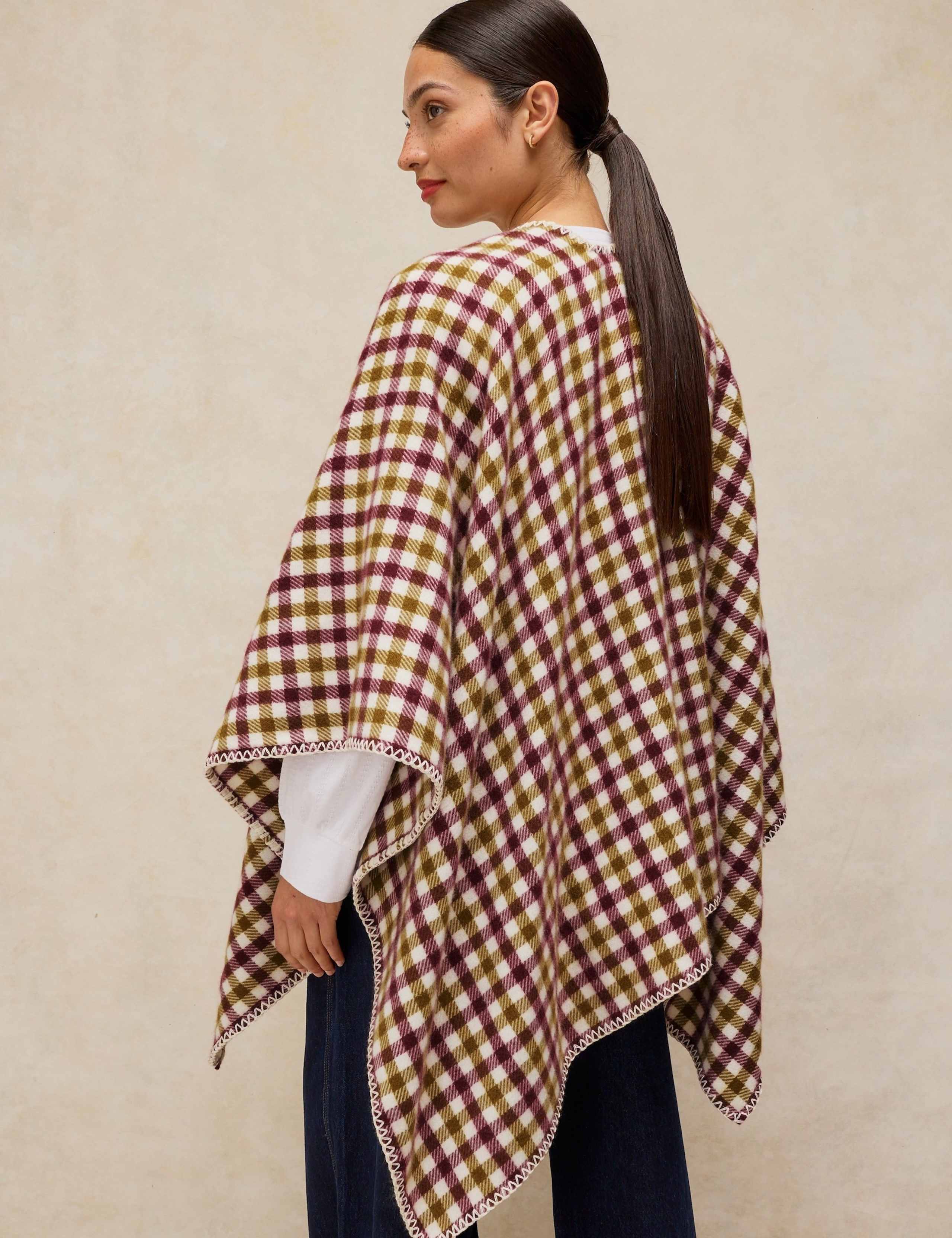 Checked Poncho 4 of 6