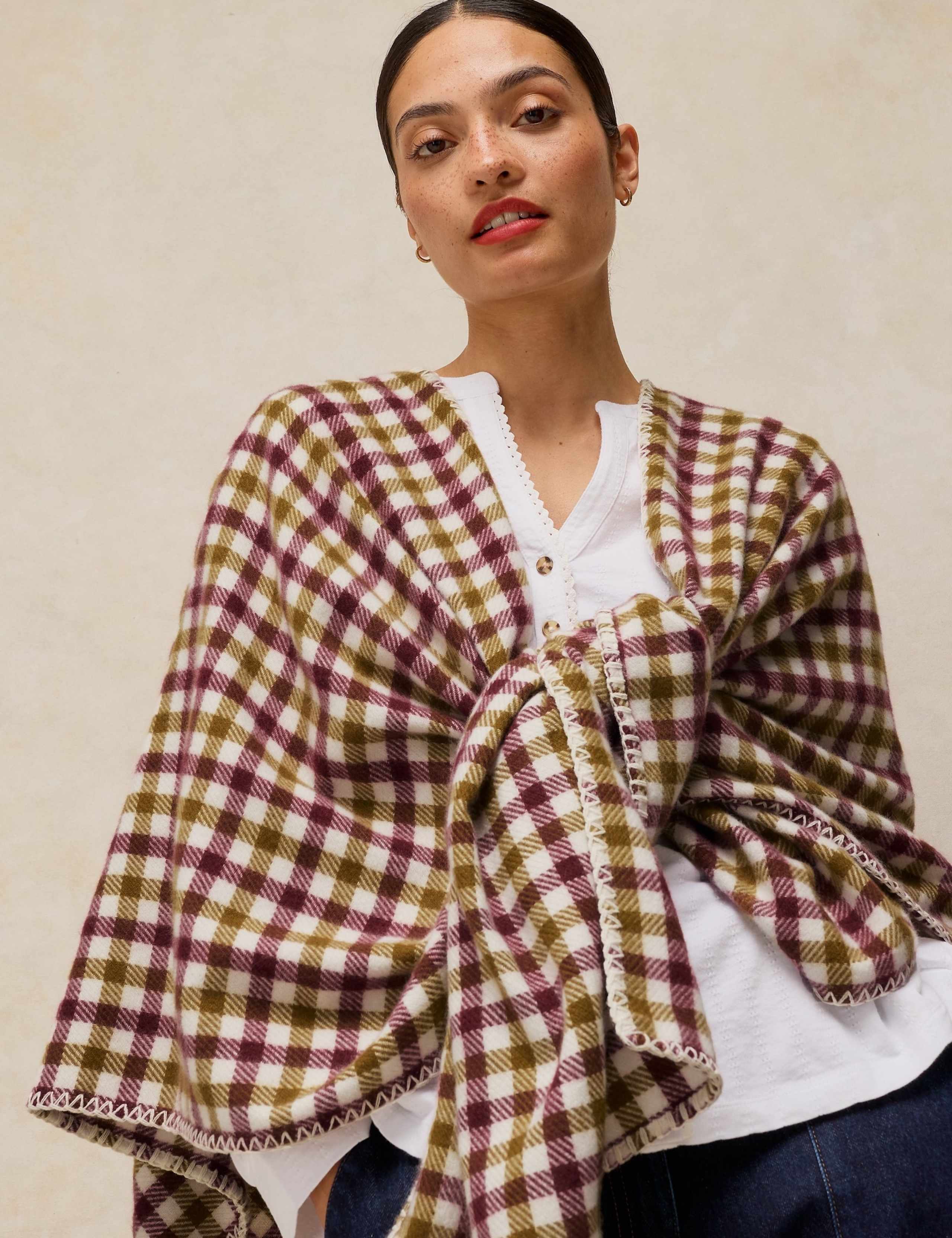 Checked Poncho 5 of 6