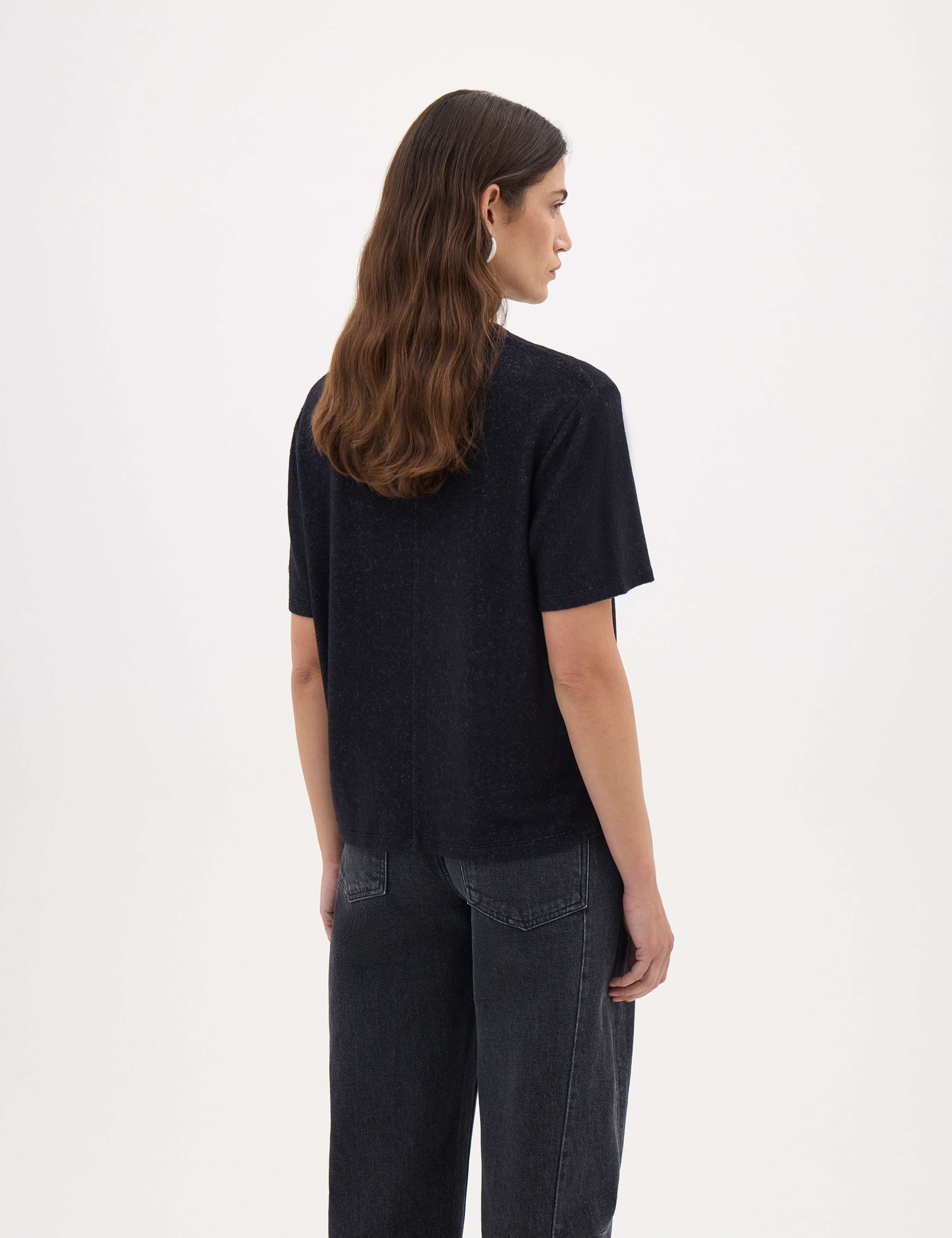 Supersoft Relaxed Fit T-Shirt and Scarf 5 of 6