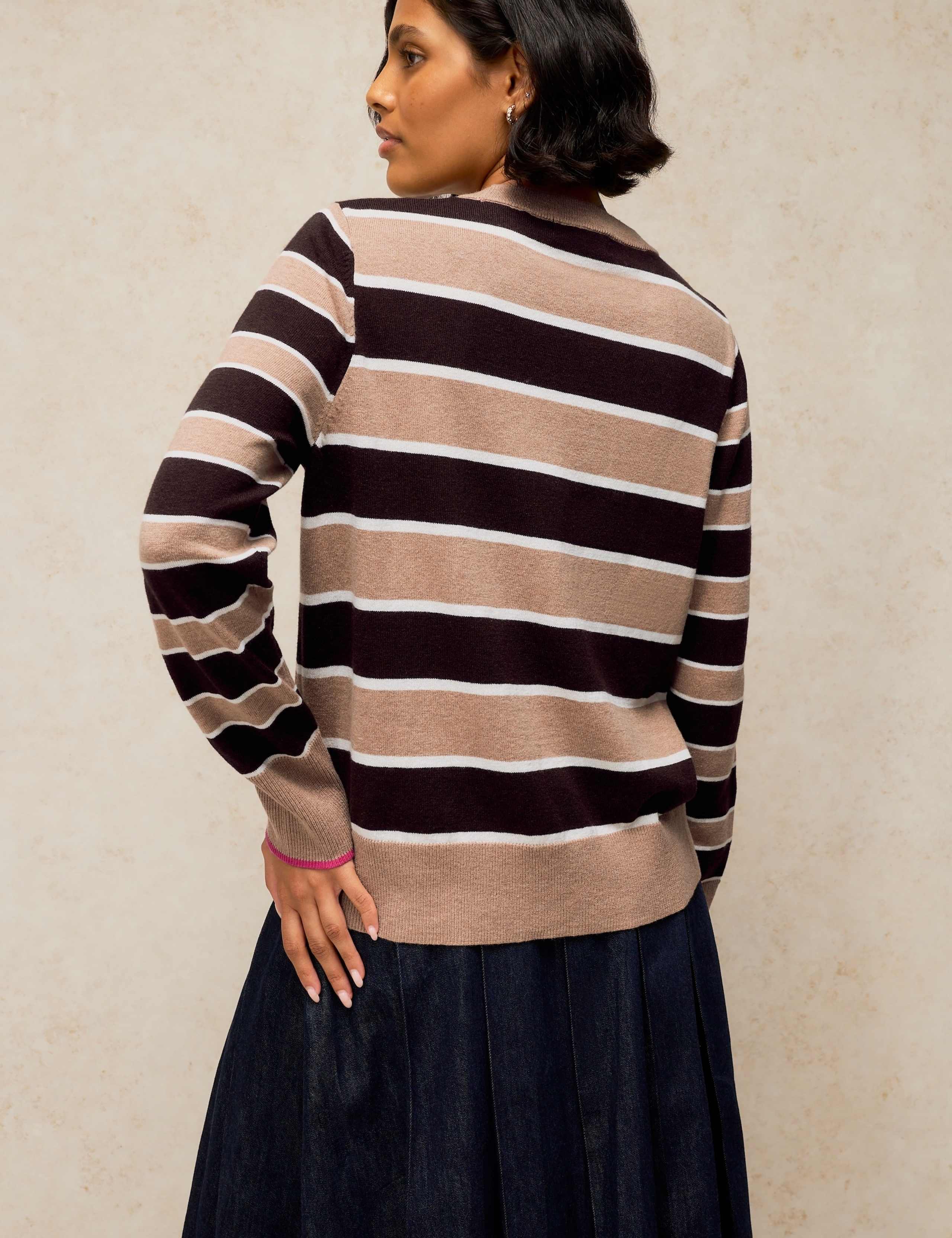 Cotton Rich Striped Jumper 4 of 6