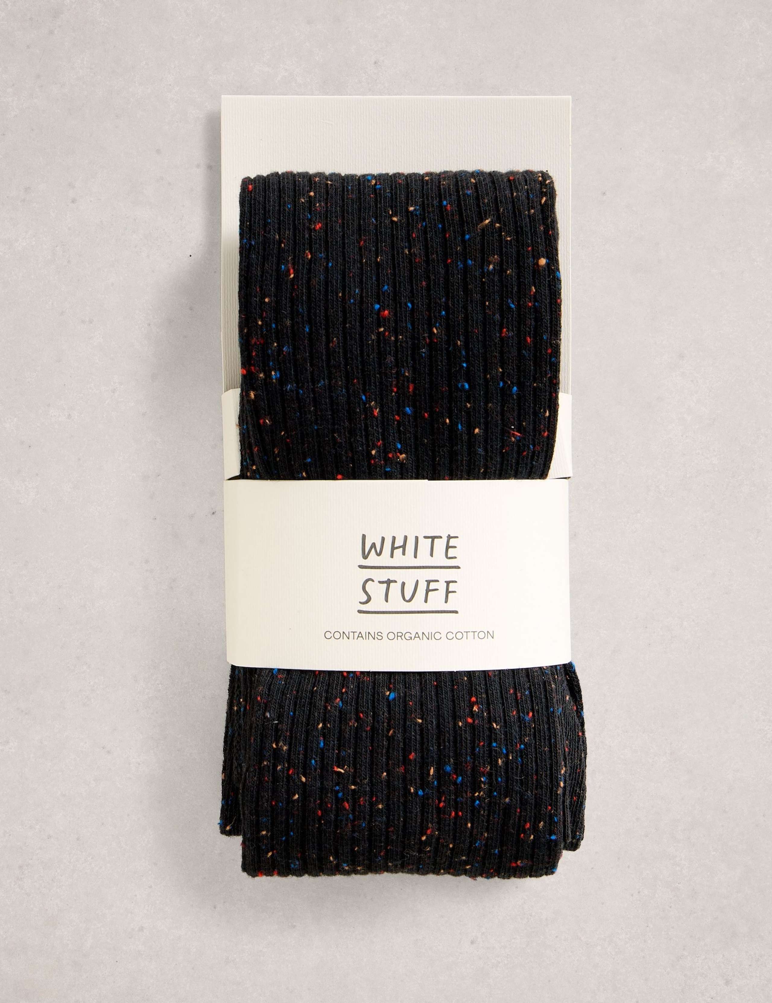 Cotton Blend Fleck Tights 1 of 2