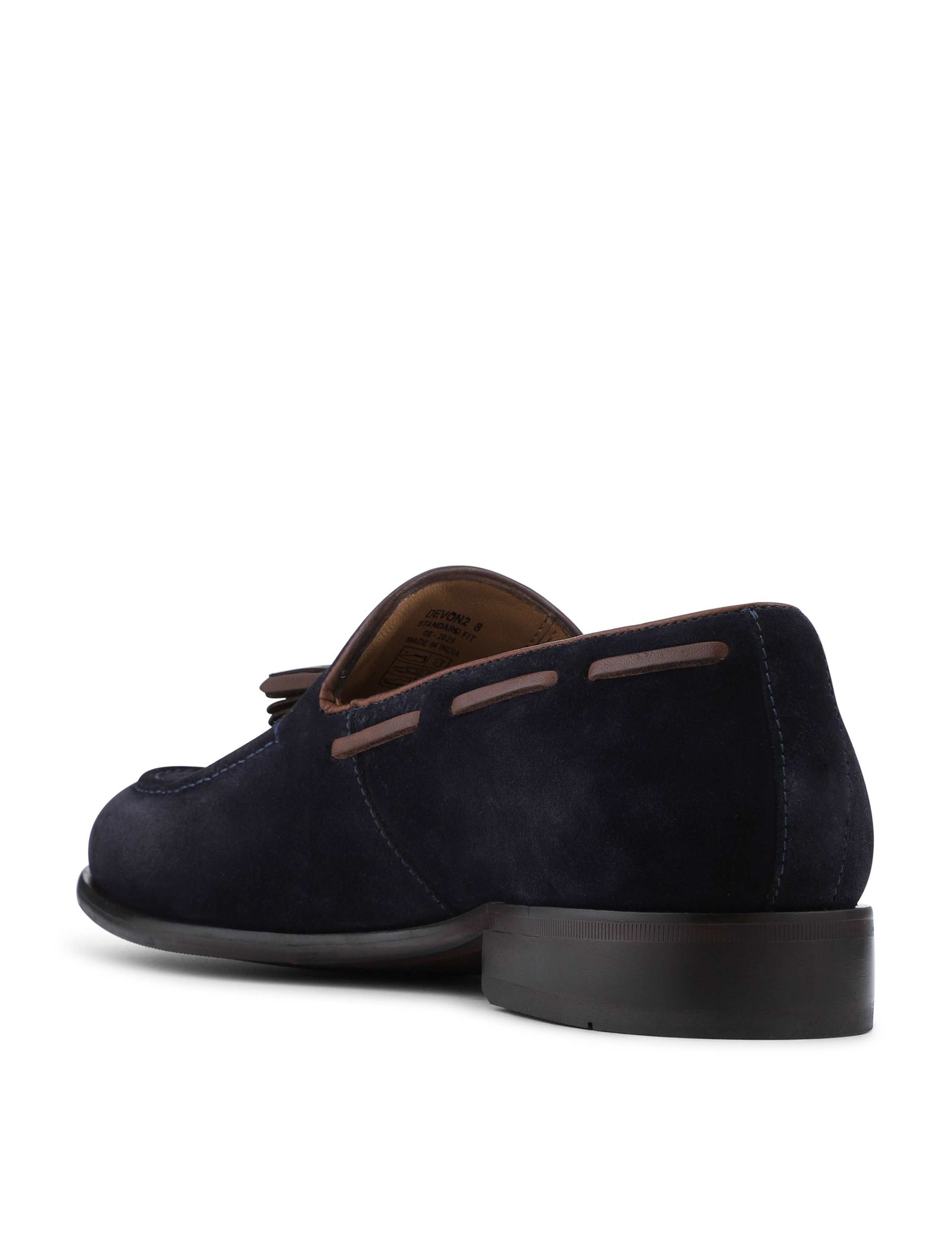 Suede Slip On Tassel Loafers 4 of 6