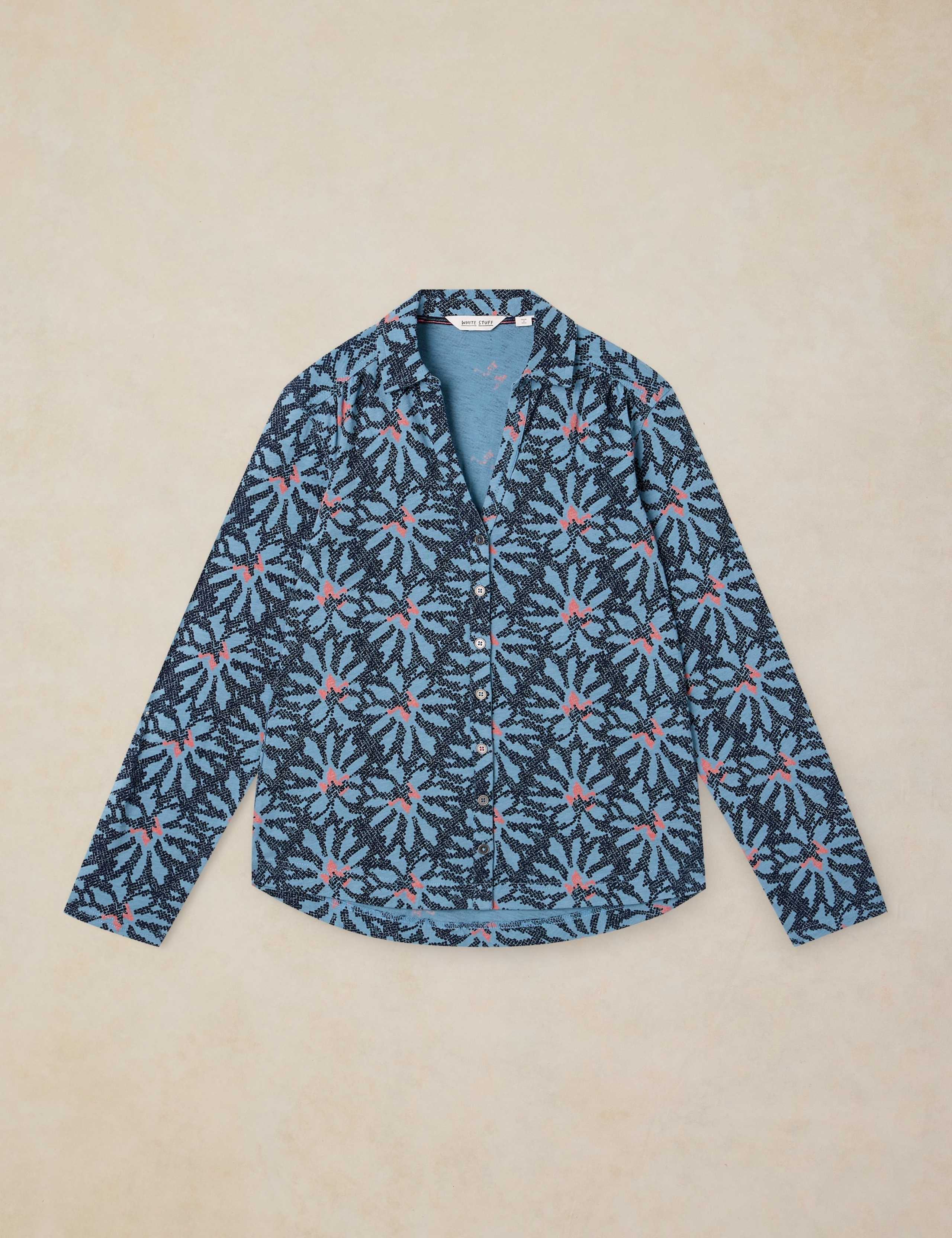 Pure Cotton Jersey Printed Top 2 of 6