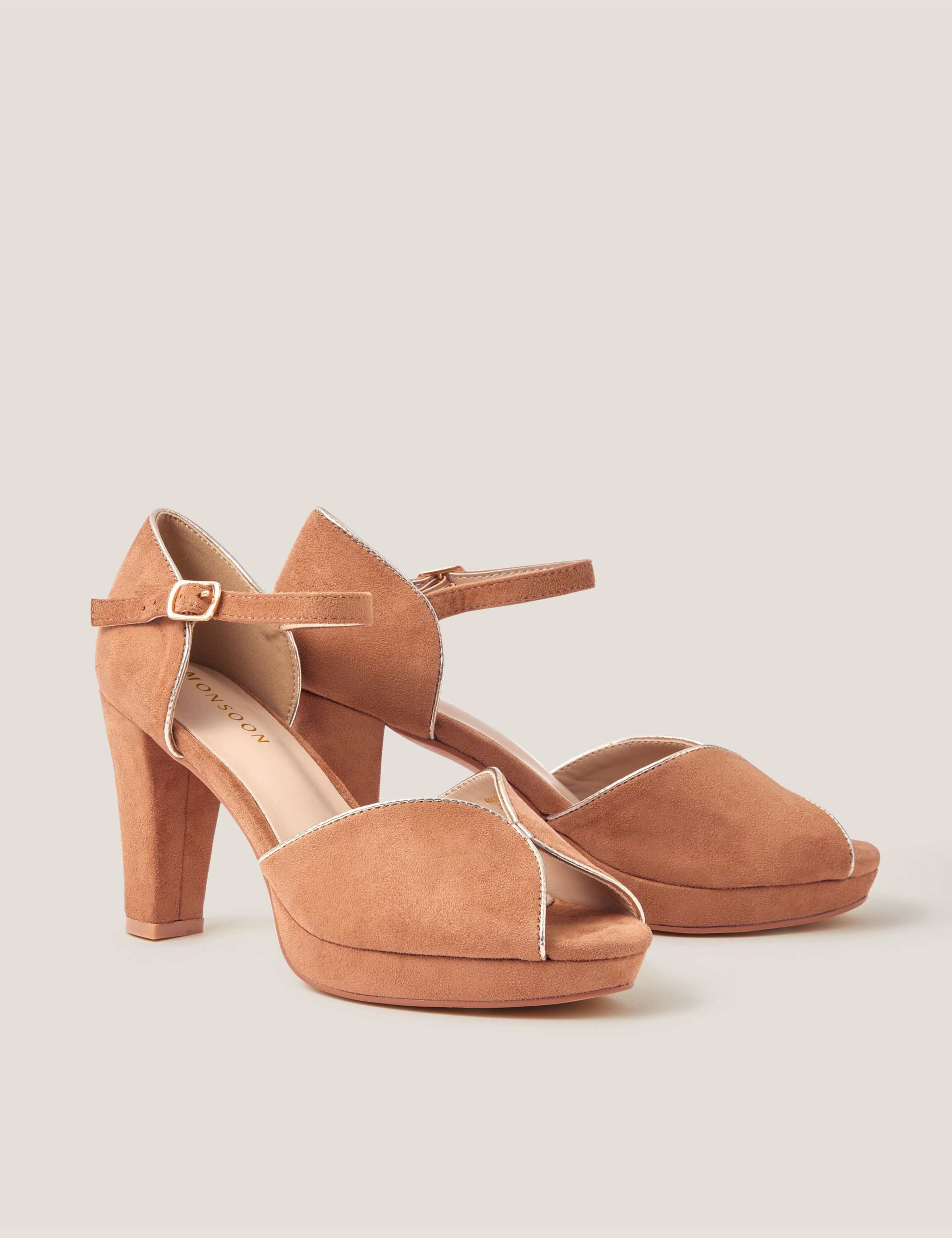 Buckle Ankle Strap Stiletto Heel Mules 3 of 3