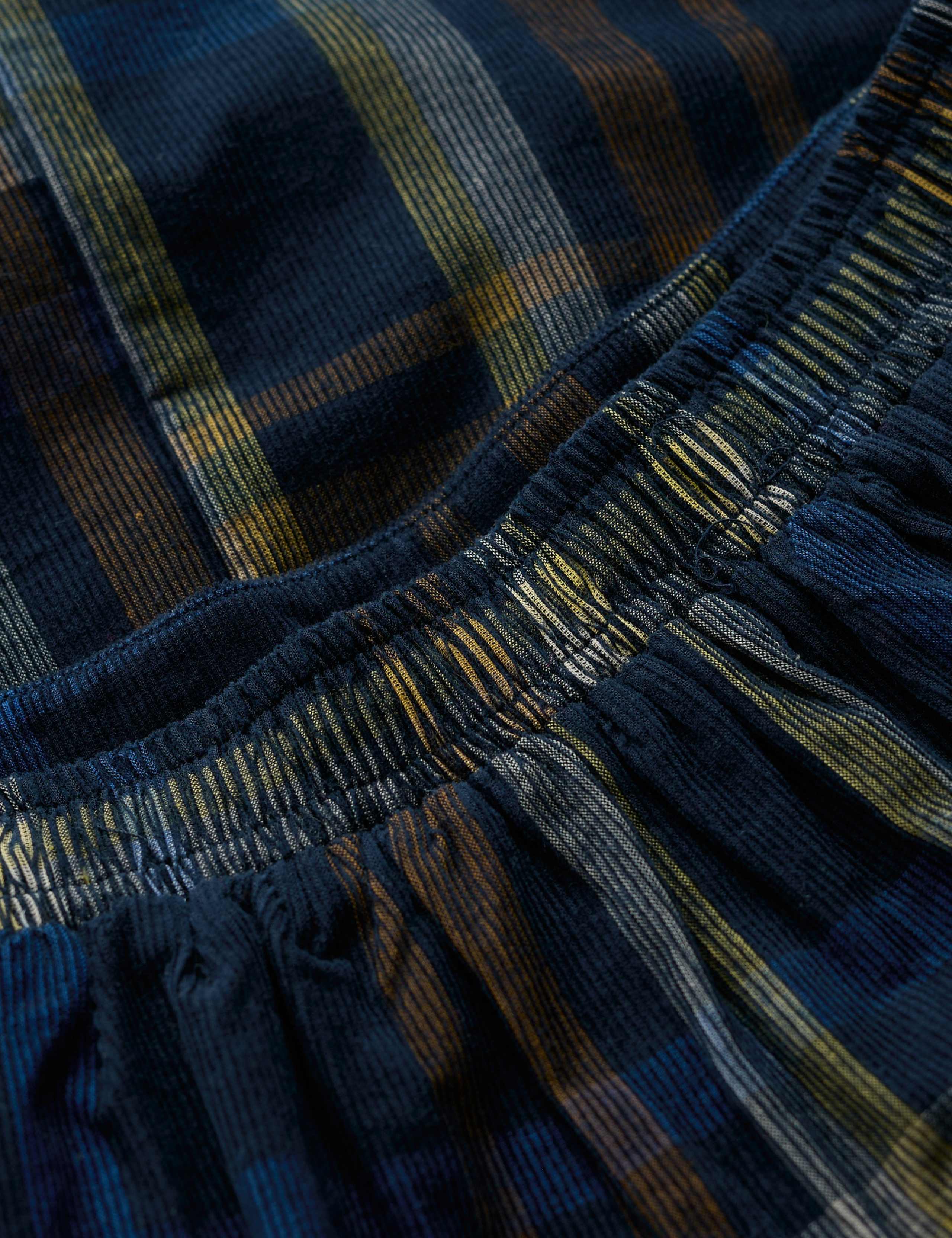 Pure Cotton Cord Checked Midi A-Line Skirt 5 of 5