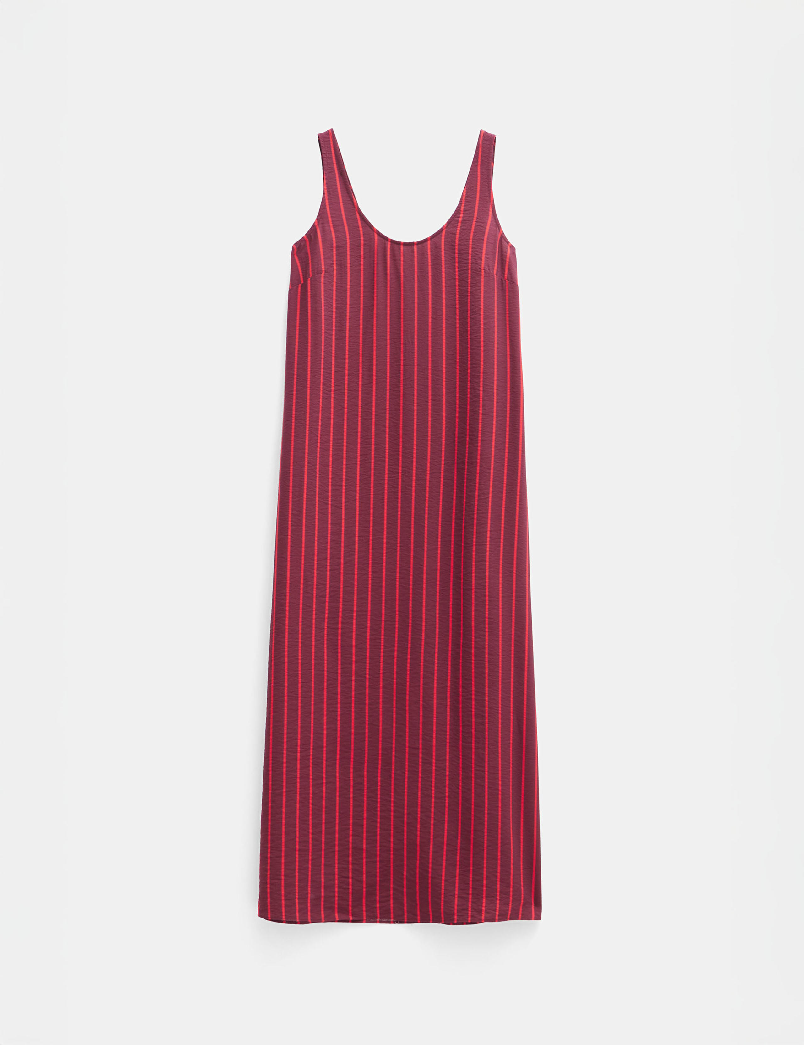 Striped Scoop Neck Maxi Column Dress 2 of 5