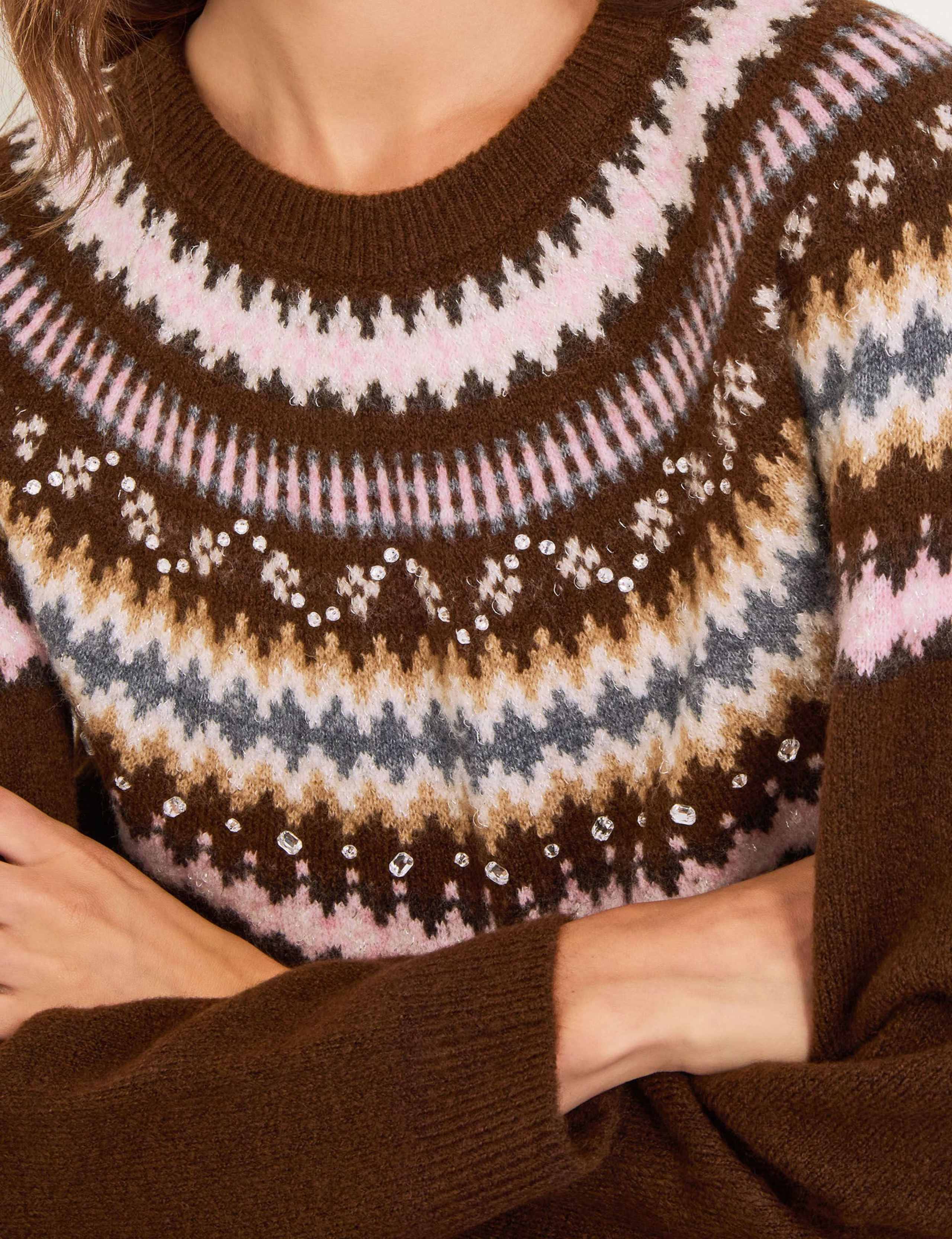 Embellished Fair Isle Jumper 4 of 5