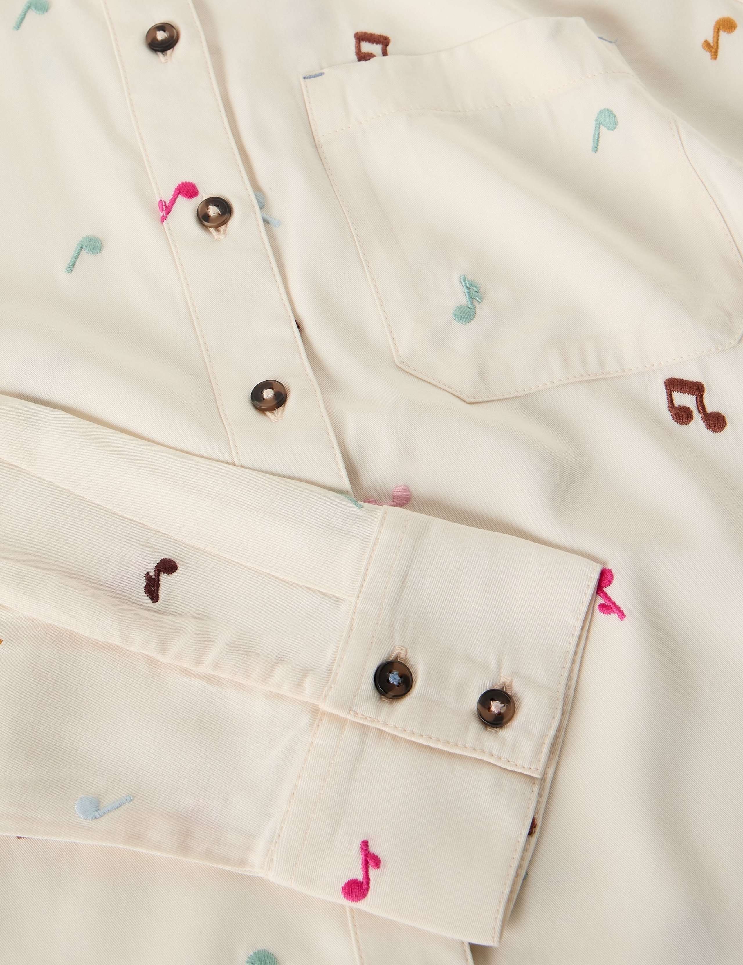 Lyocell Rich Embroidered Shirt 6 of 6