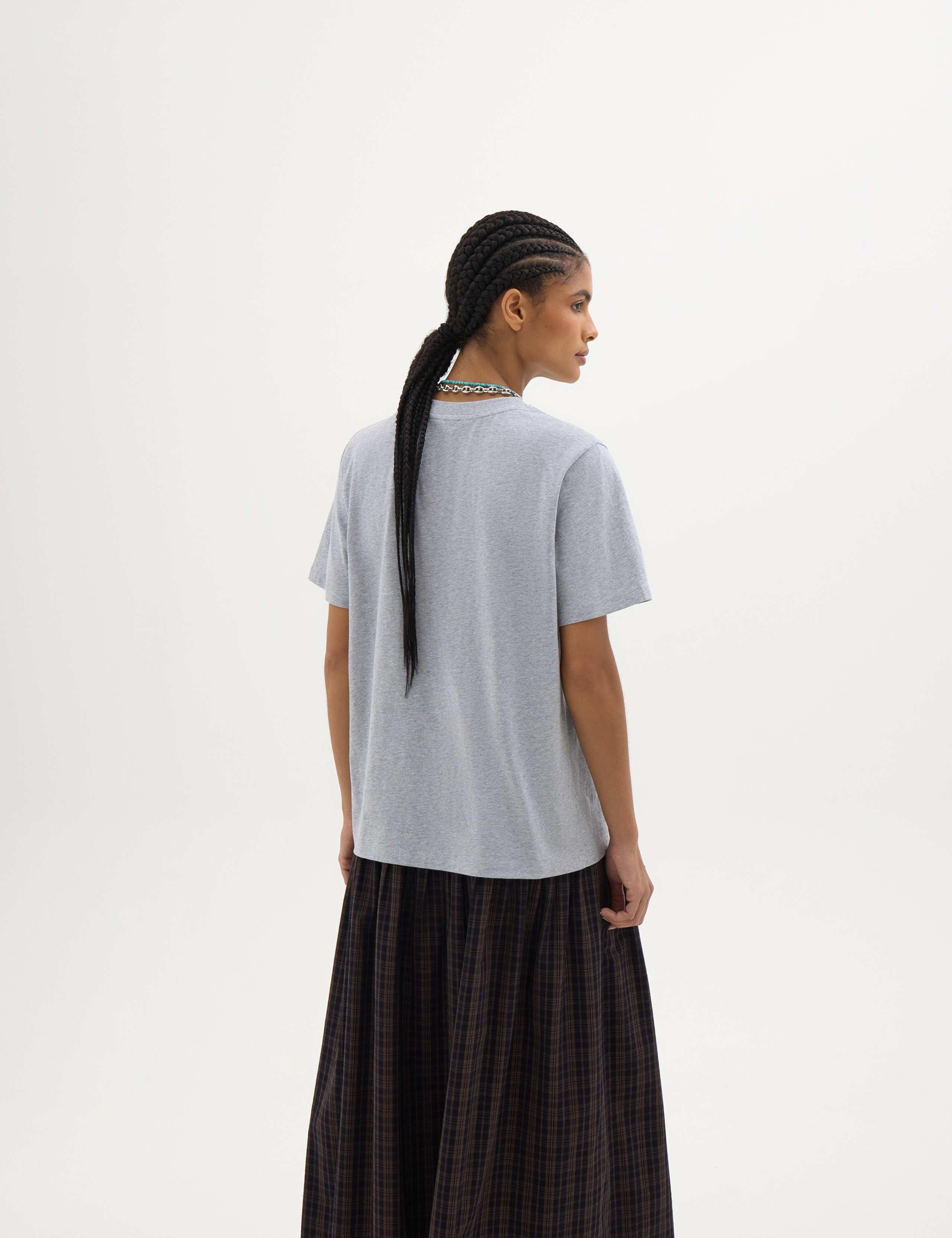 Pure Cotton Moderately Social Slogan T-Shirt 5 of 5