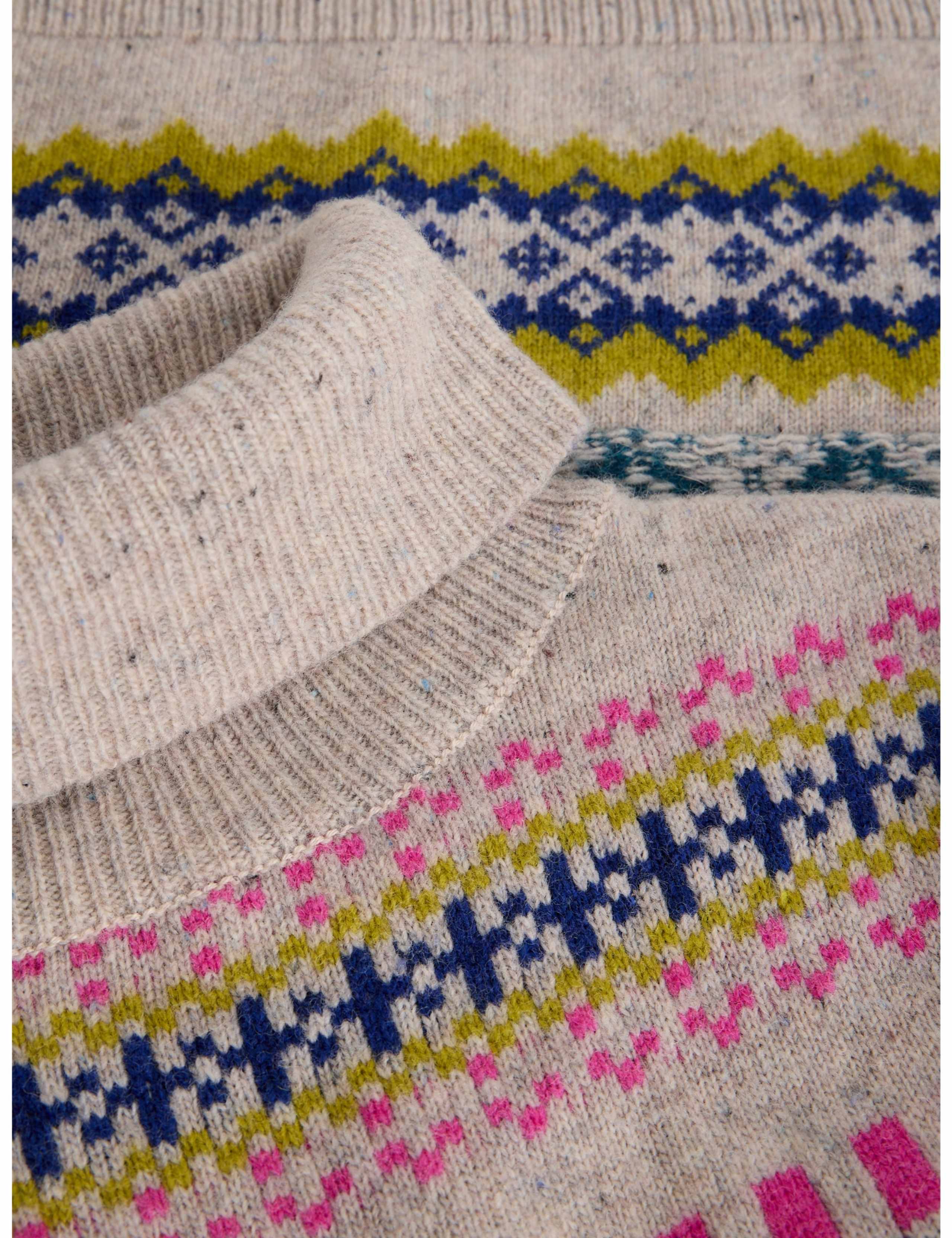 Wool Rich Fair Isle Roll Neck Jumper 6 of 6
