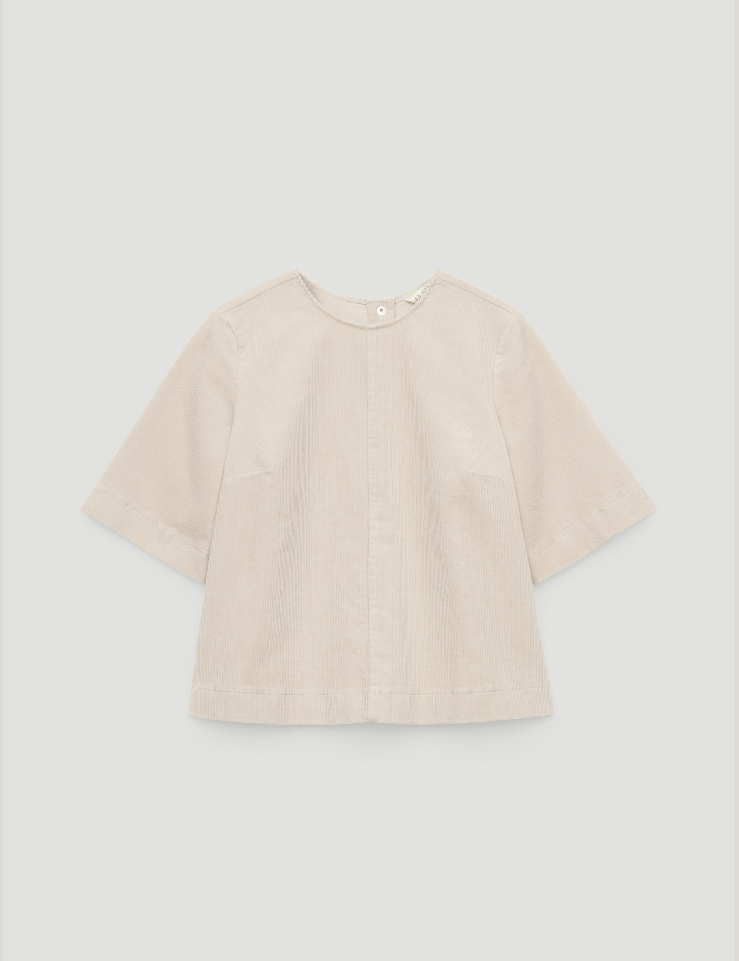Striped Corduroy Crew Neck T-Shirt 2 of 5