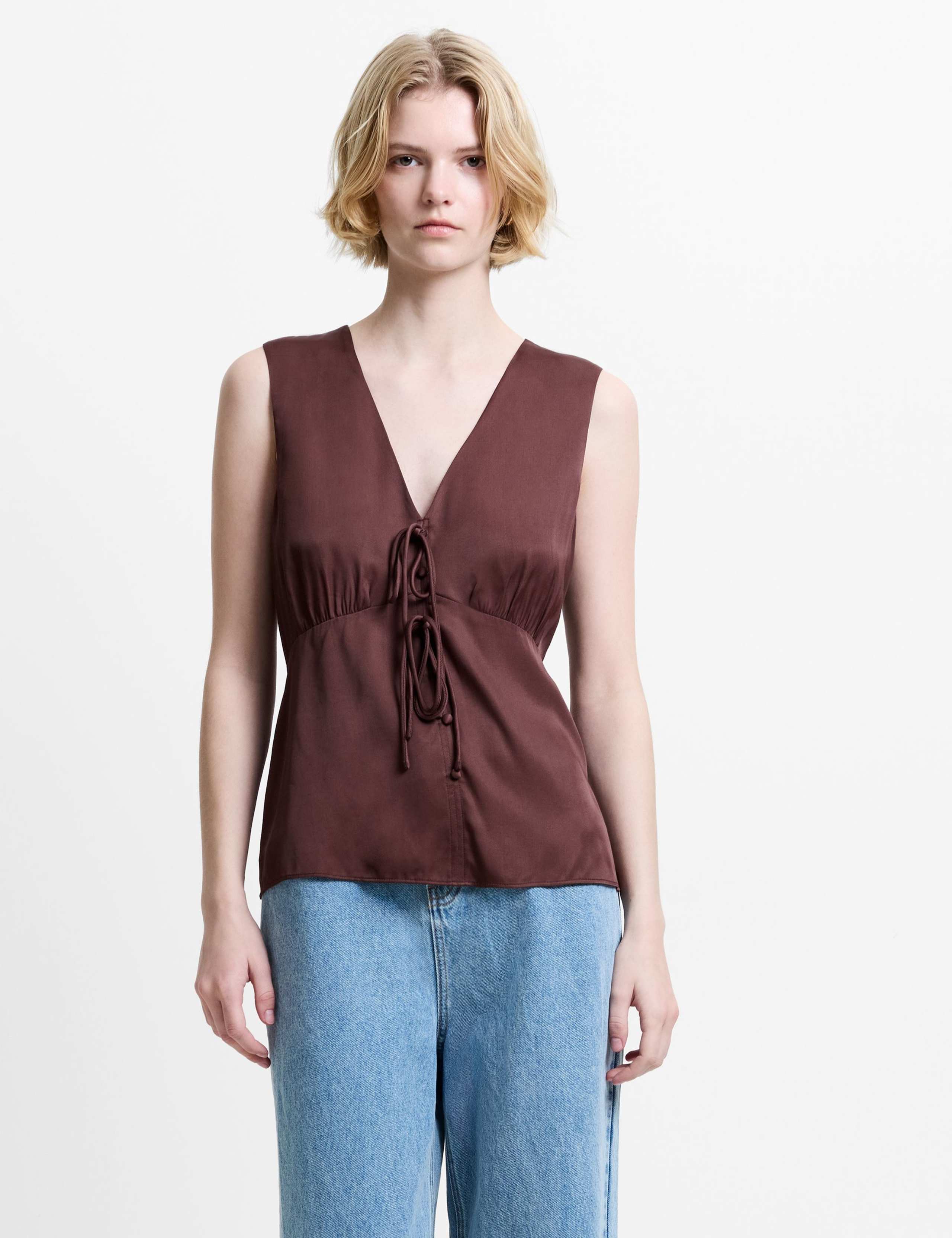 V-Neck Top 1 of 4