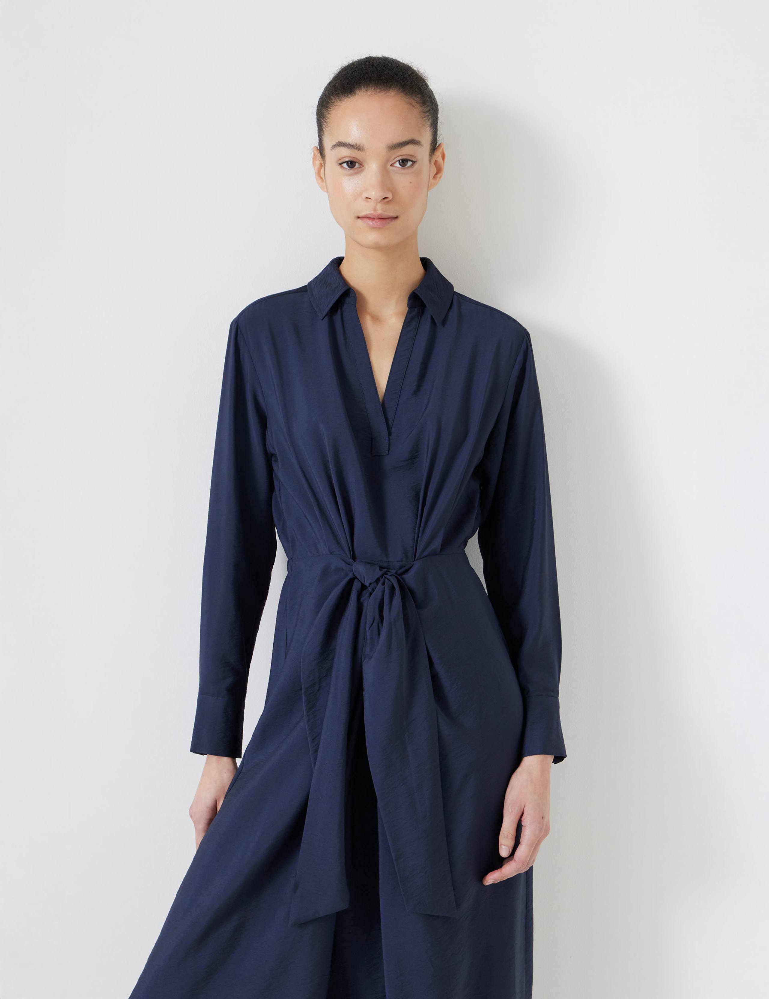 Tie Front Maxi Waisted Dress 5 of 6