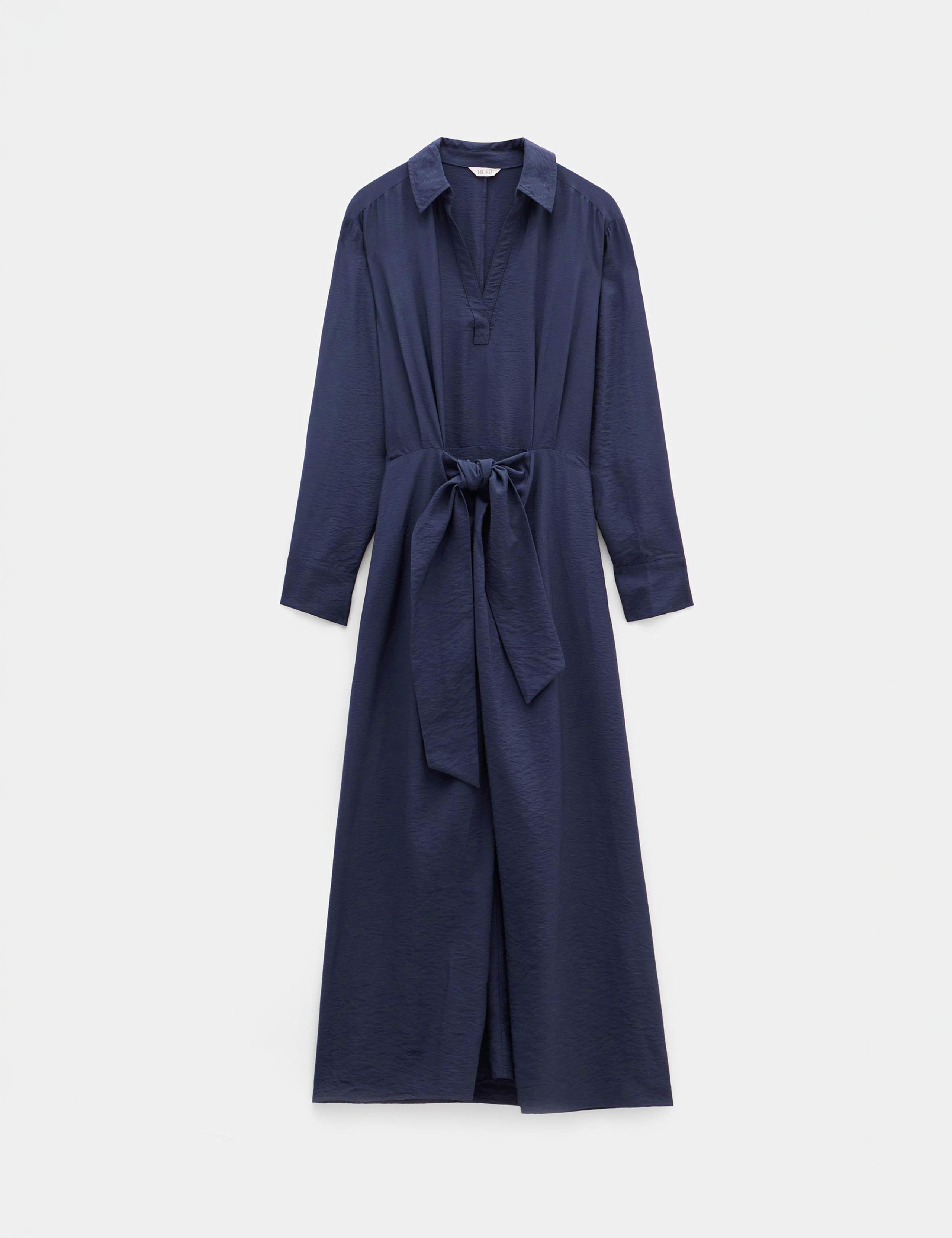 Tie Front Maxi Waisted Dress 2 of 6