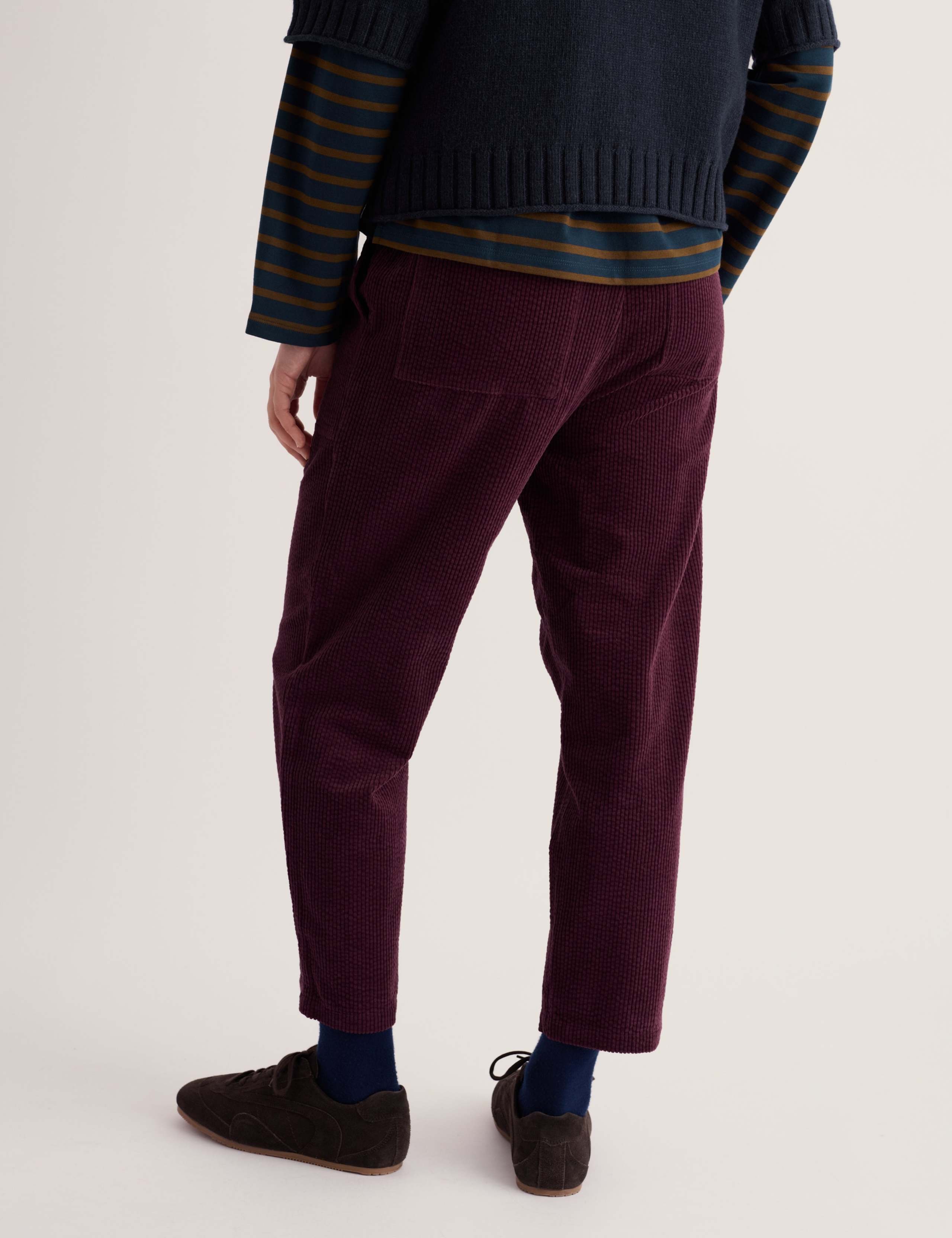 Pure Cotton Cord Ankle Grazer Joggers 3 of 5