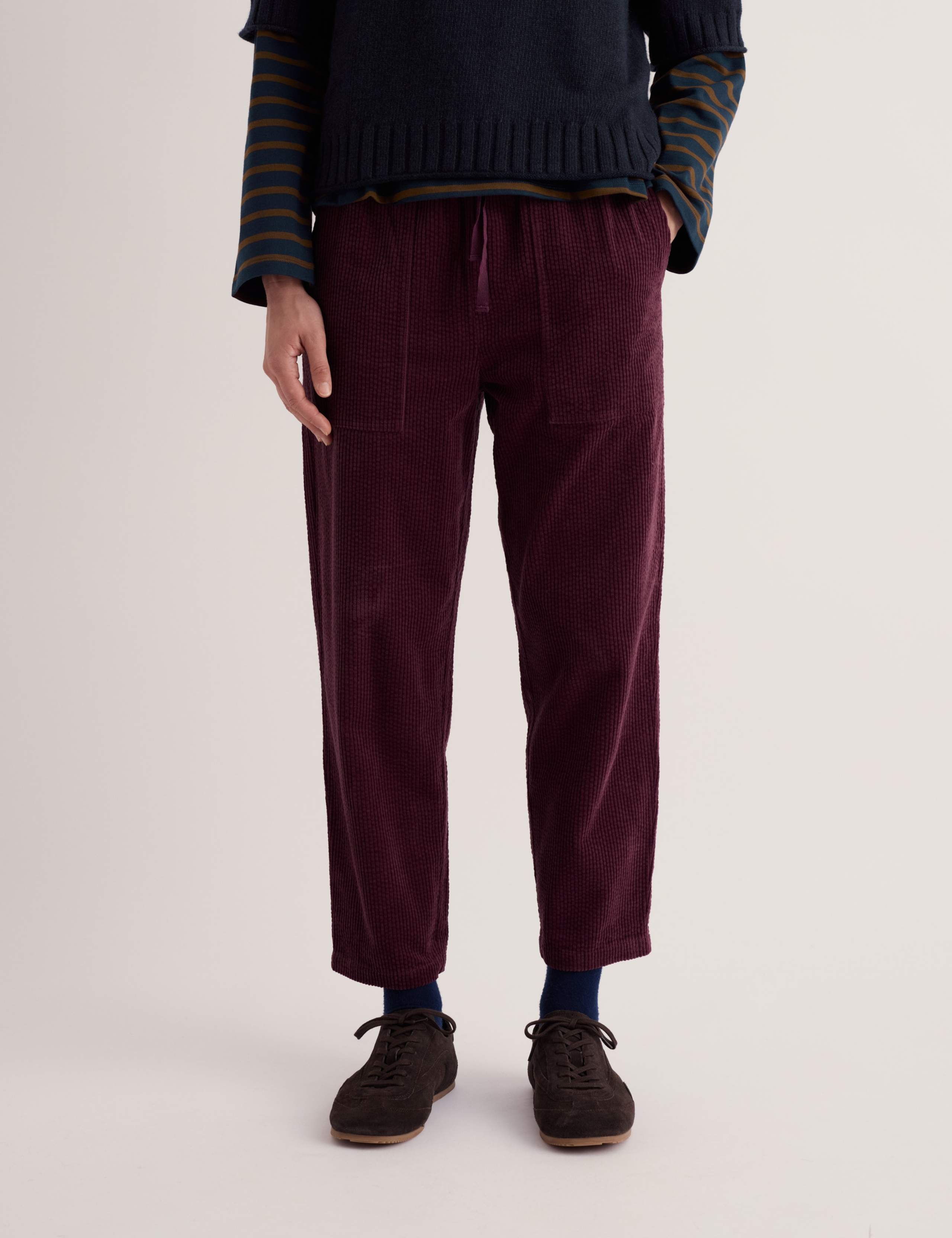 Pure Cotton Cord Ankle Grazer Joggers 5 of 5