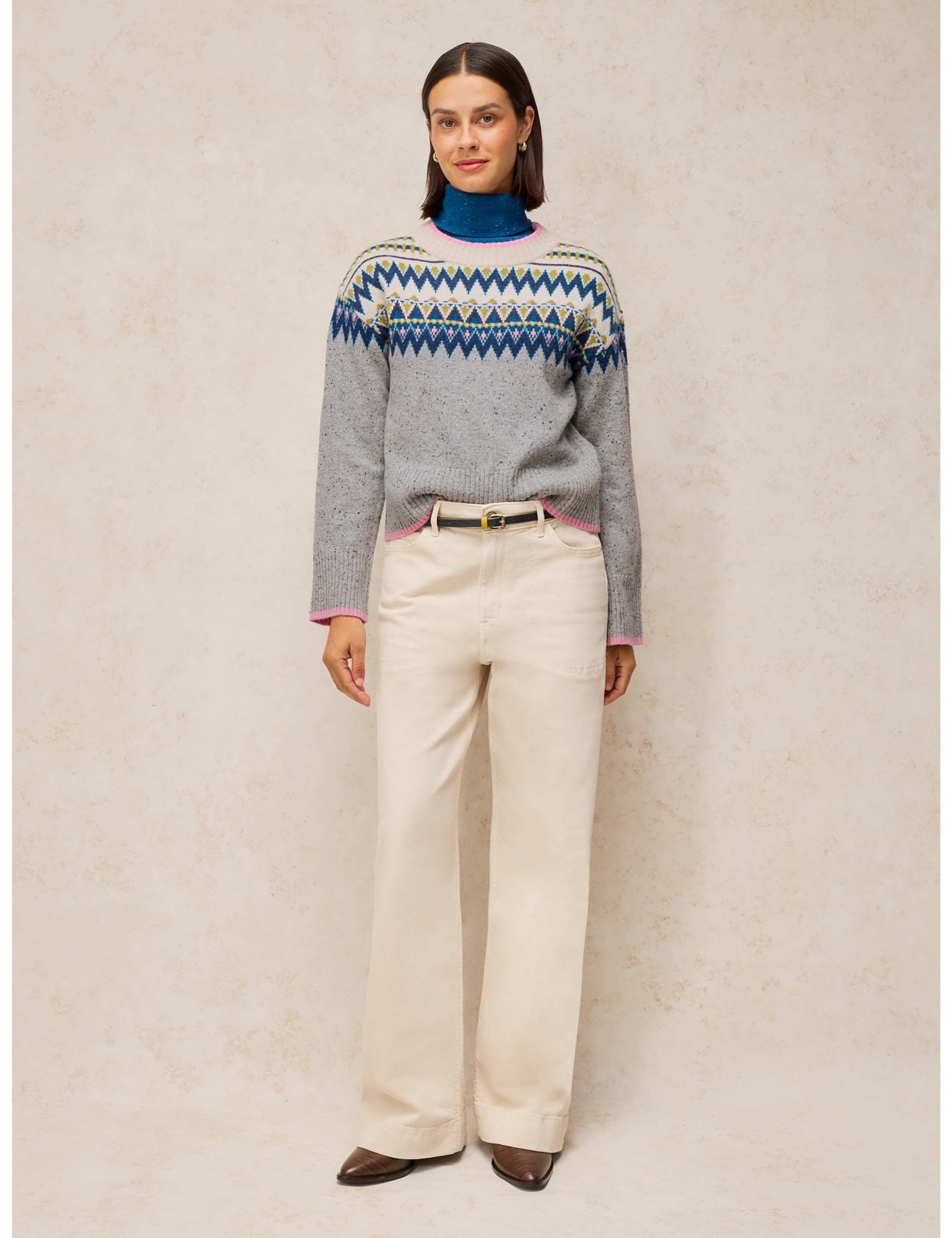 Cedar Wool Rich Fair Isle Jumper 3 of 6