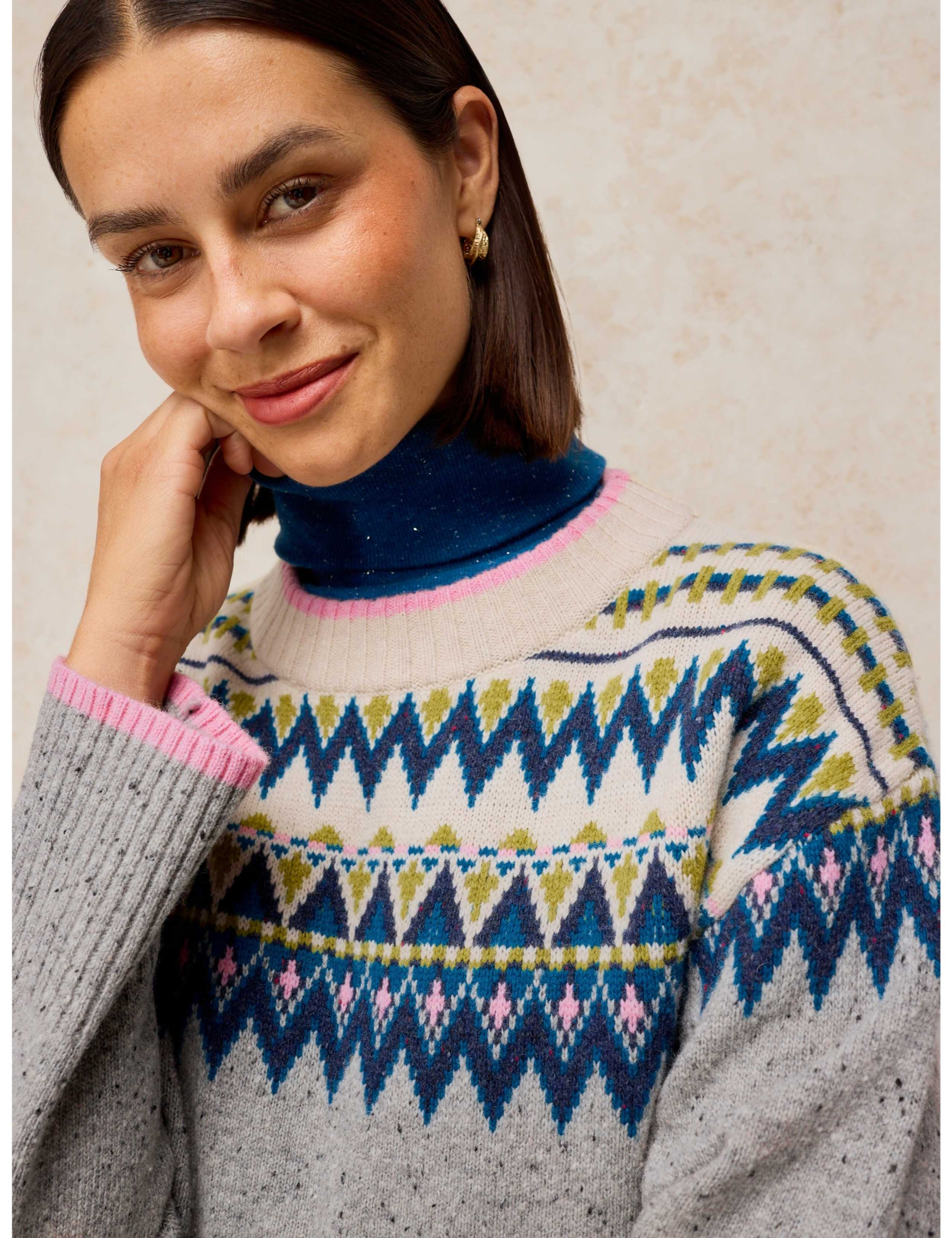 Cedar Wool Rich Fair Isle Jumper 5 of 6