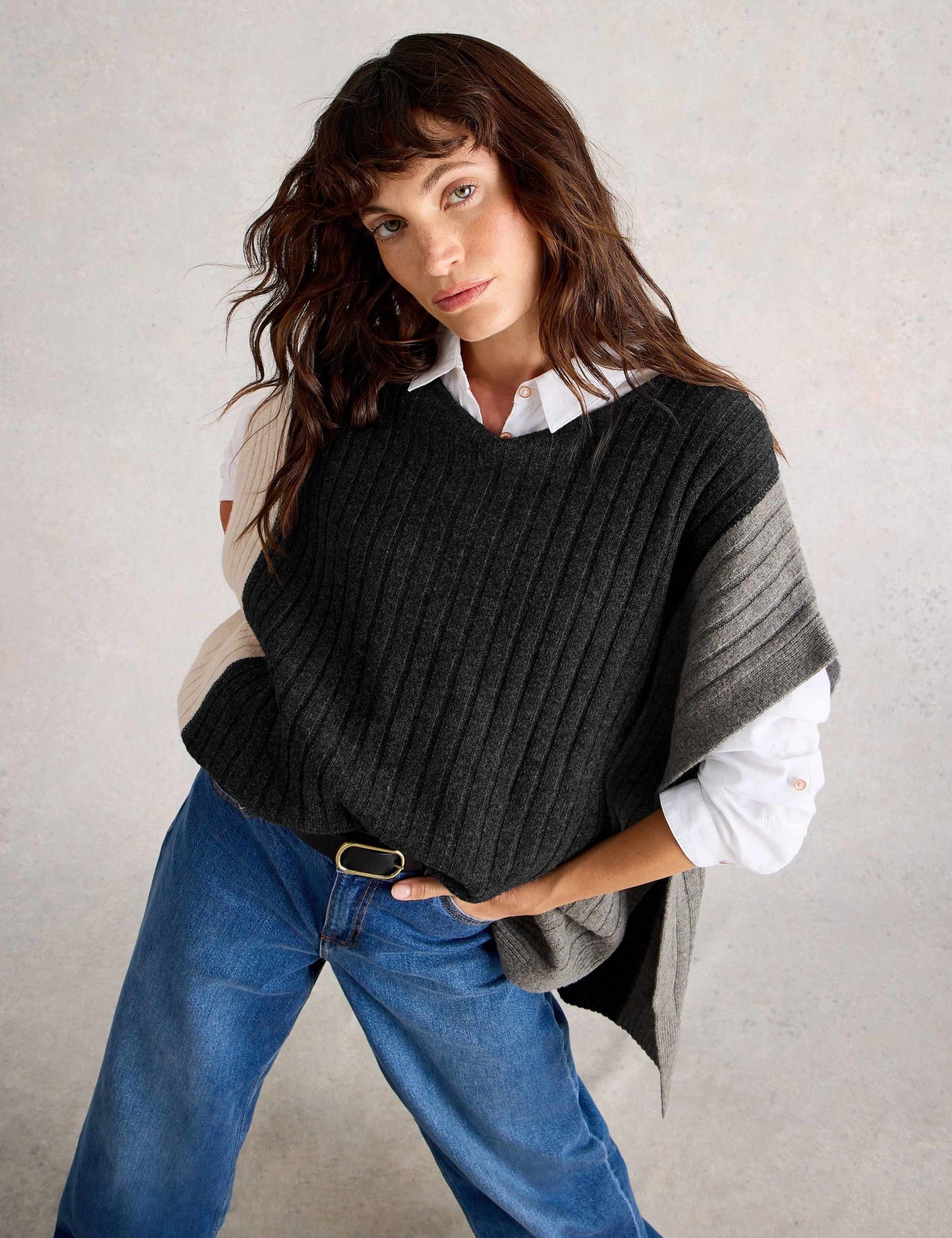 Ava Knitted Poncho 5 of 6