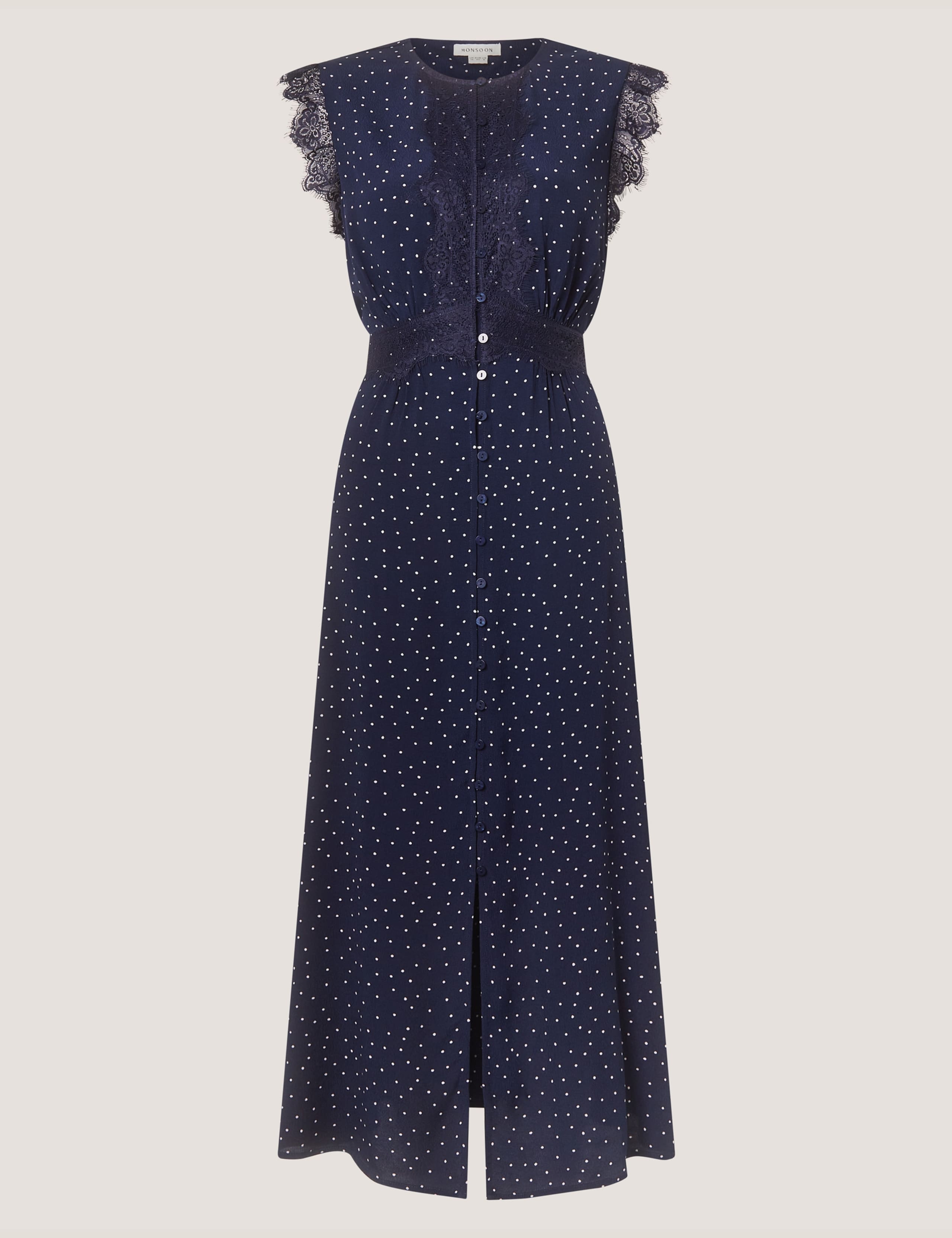 Polka Dot Midi Tea Dress 2 of 5