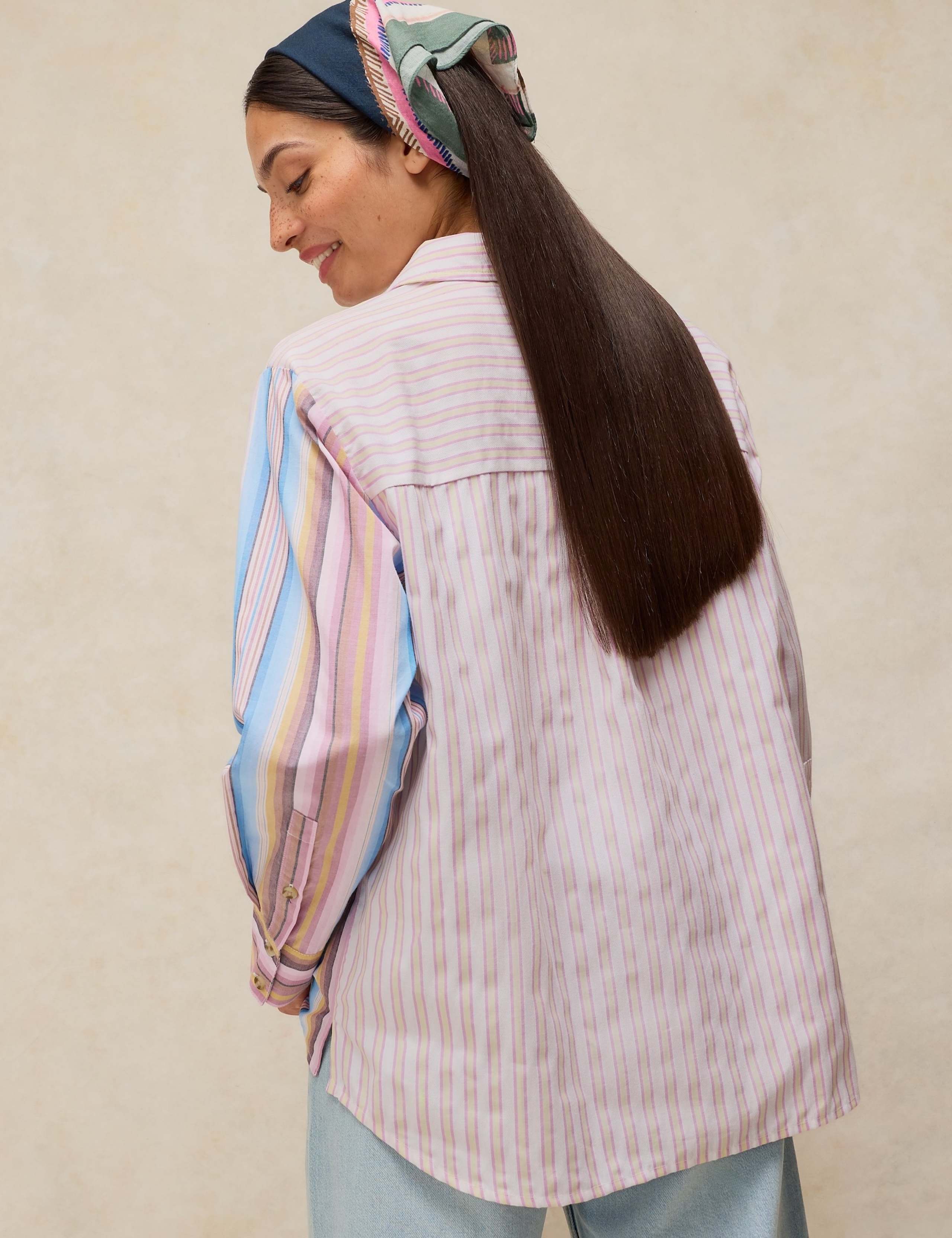 Pure Cotton Striped Relaxed Shirt 4 of 6
