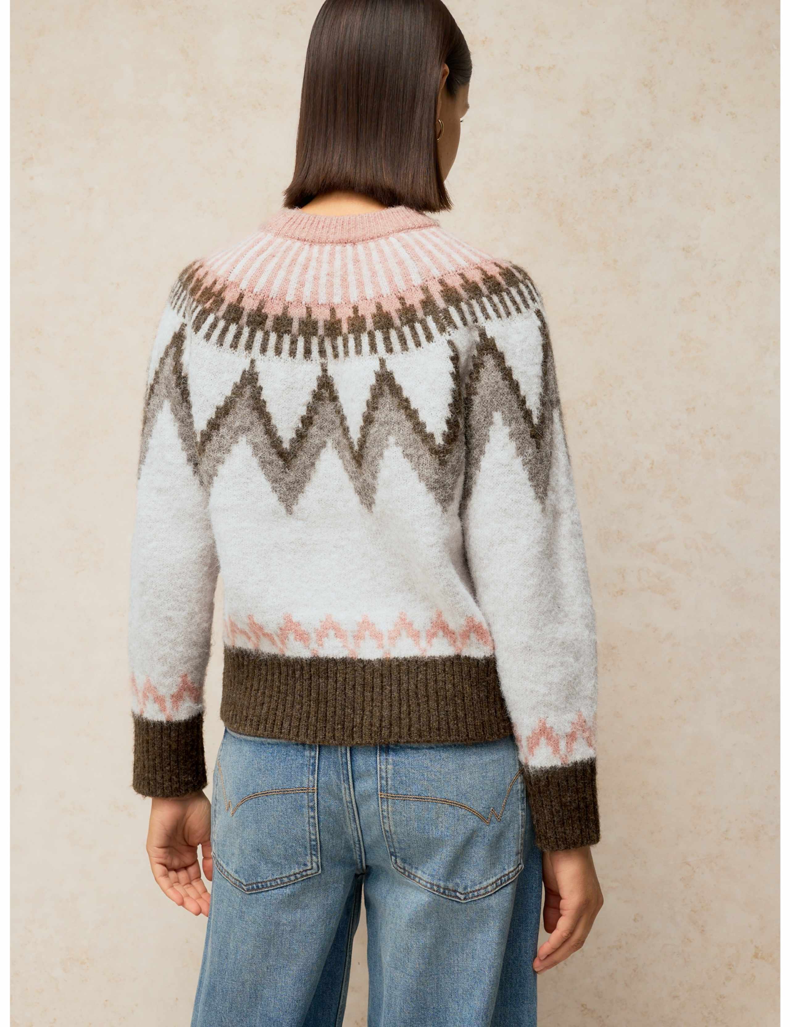 Blurred Fair Isle Jumper 3 of 6