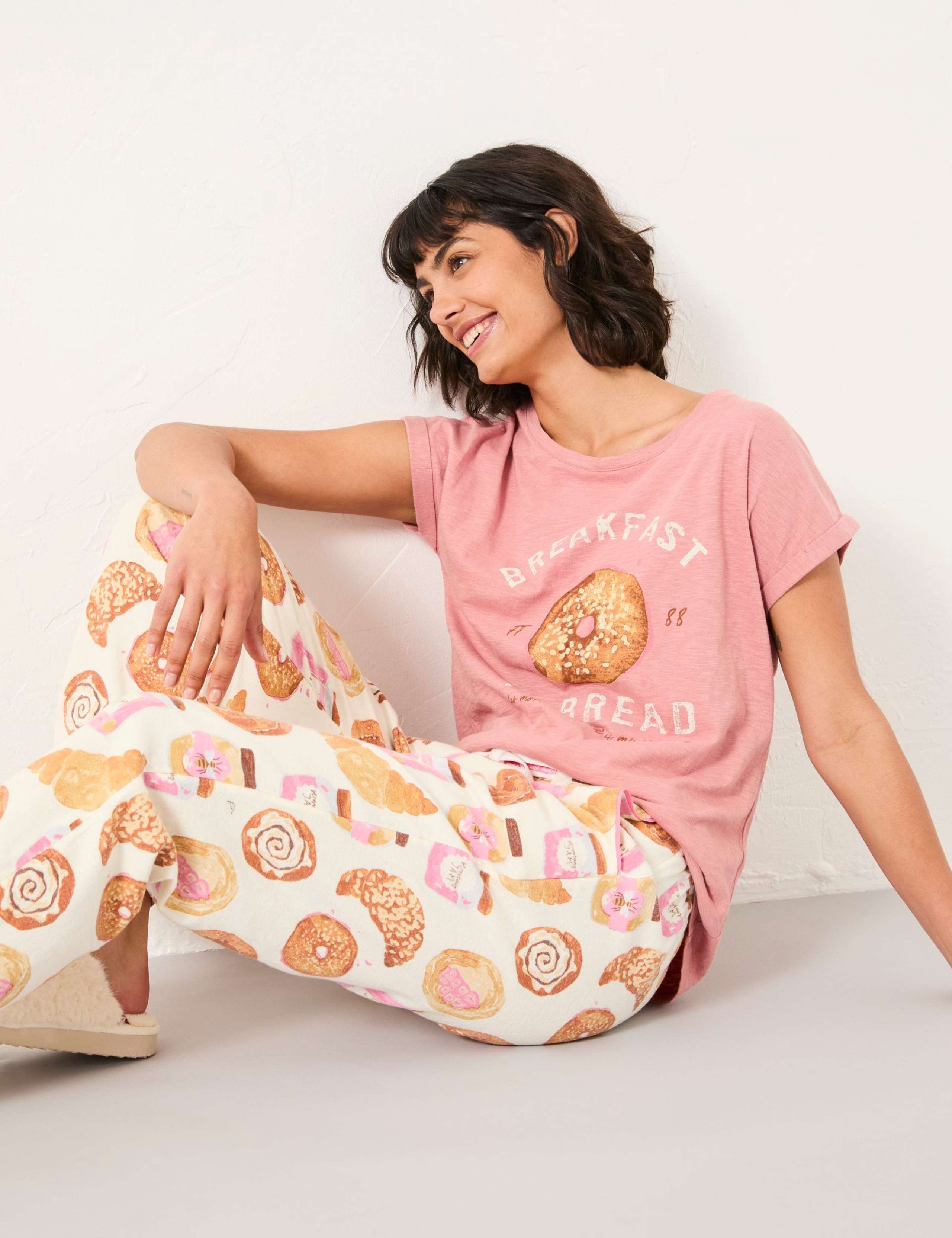 Pure Cotton Pastry Print Pyjama Bottoms 4 of 6