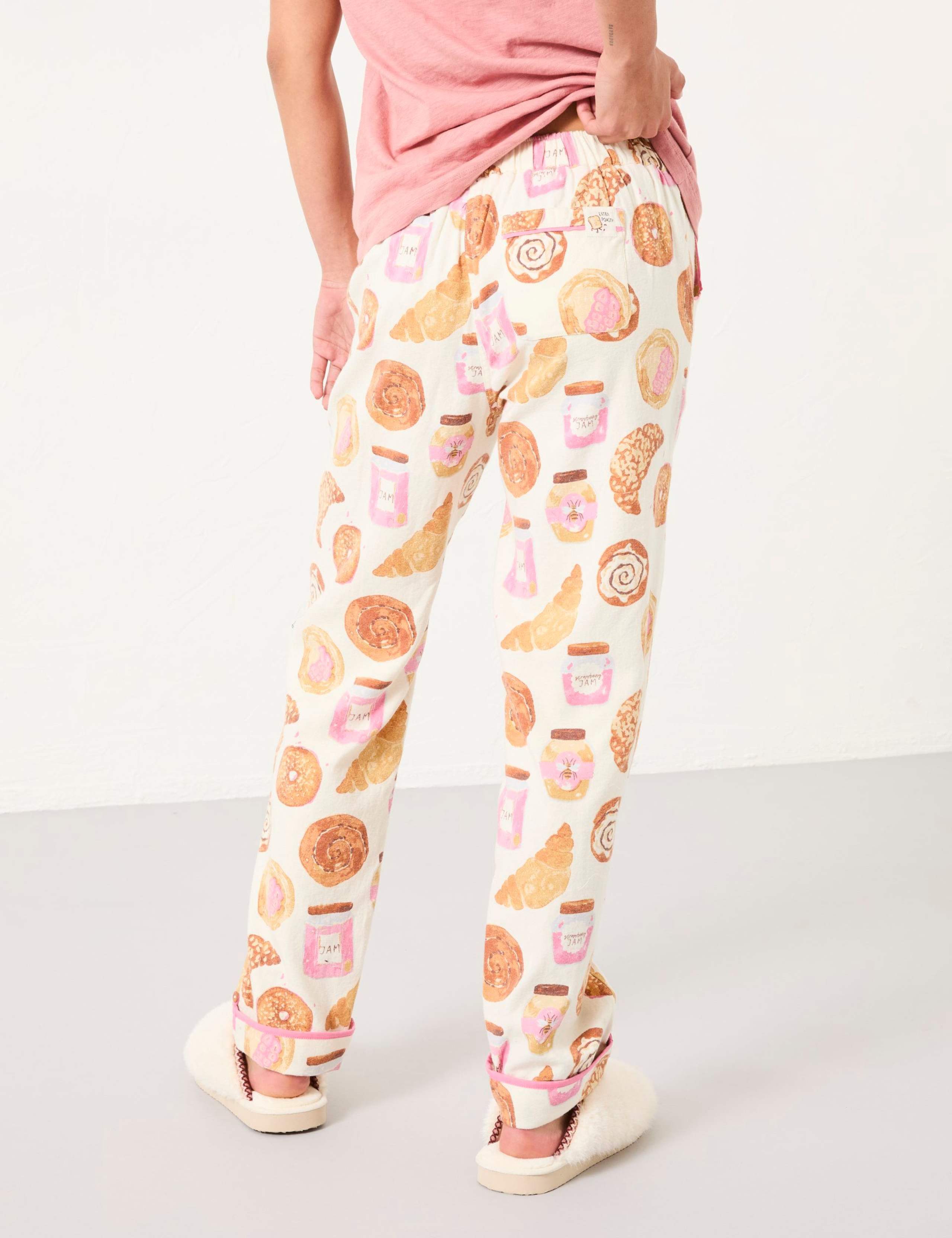 Pure Cotton Pastry Print Pyjama Bottoms 6 of 6