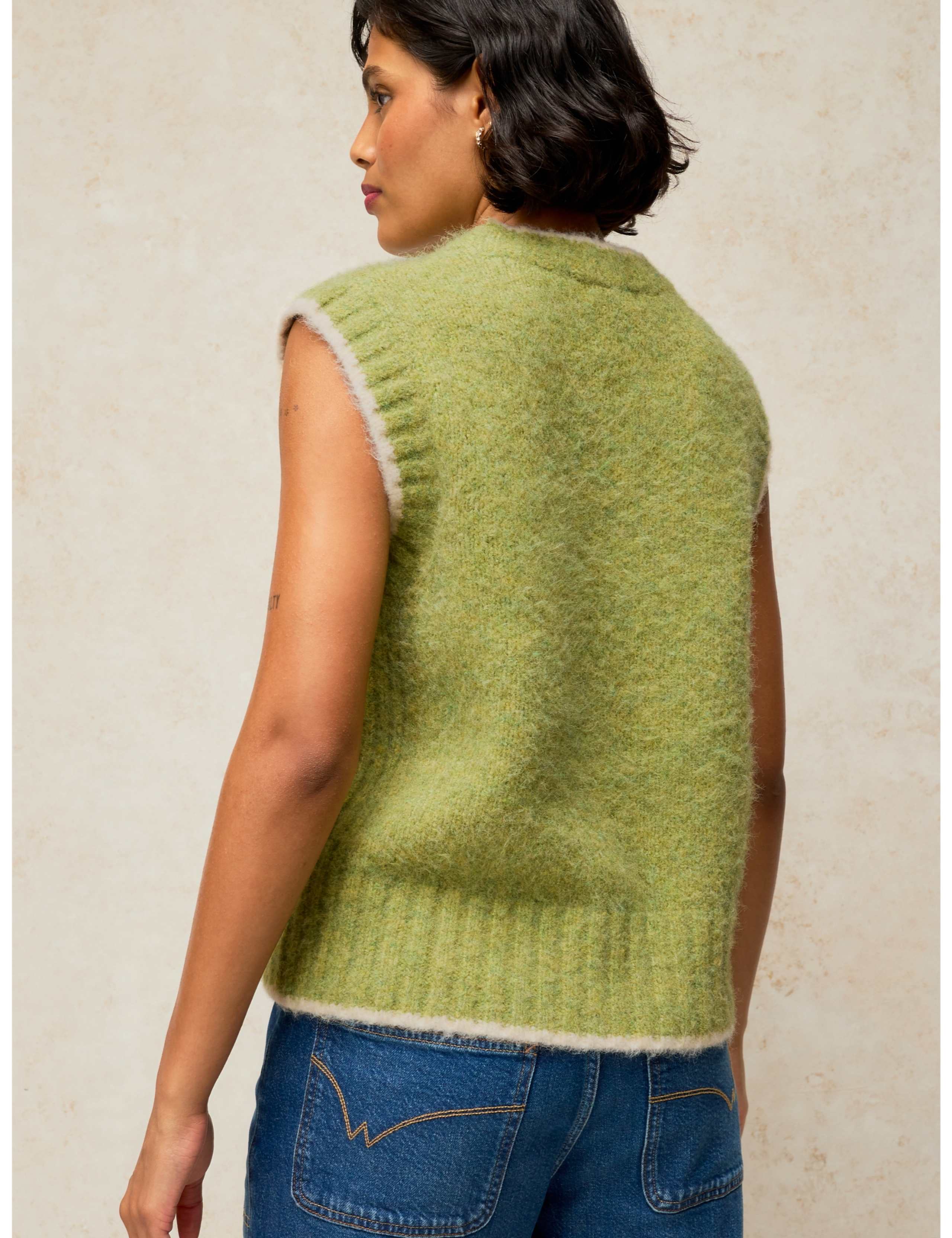 Knitted Vest with Wool 3 of 6