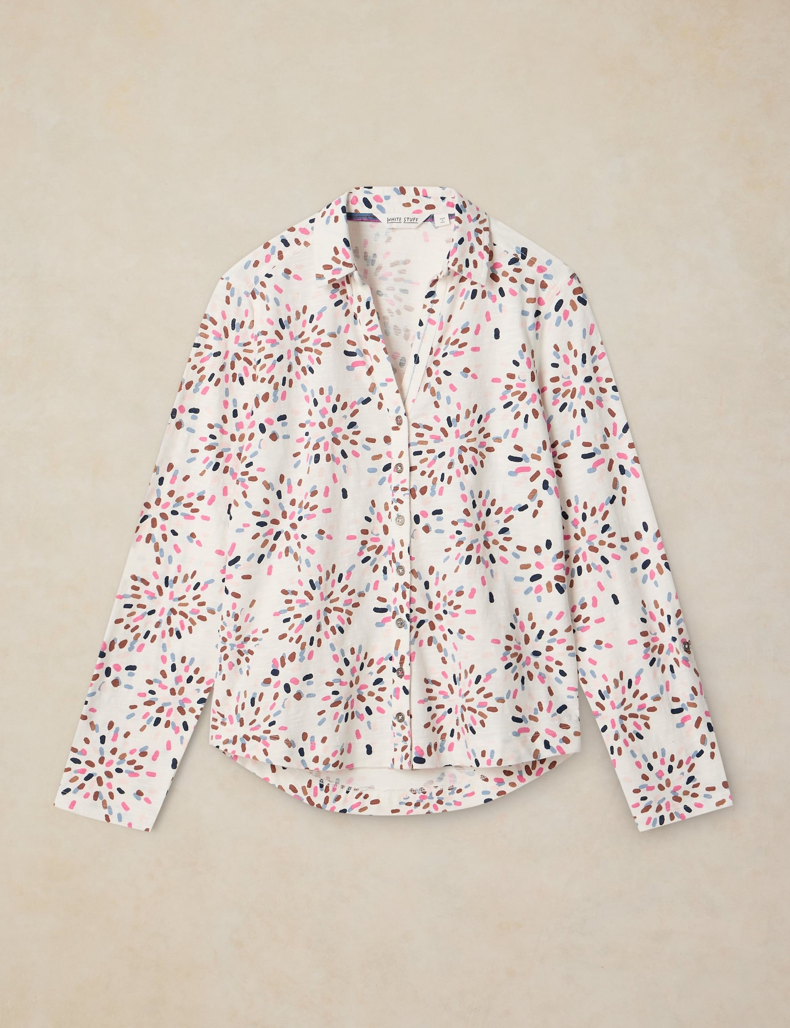 Pure Cotton Jersey Printed Top 2 of 5