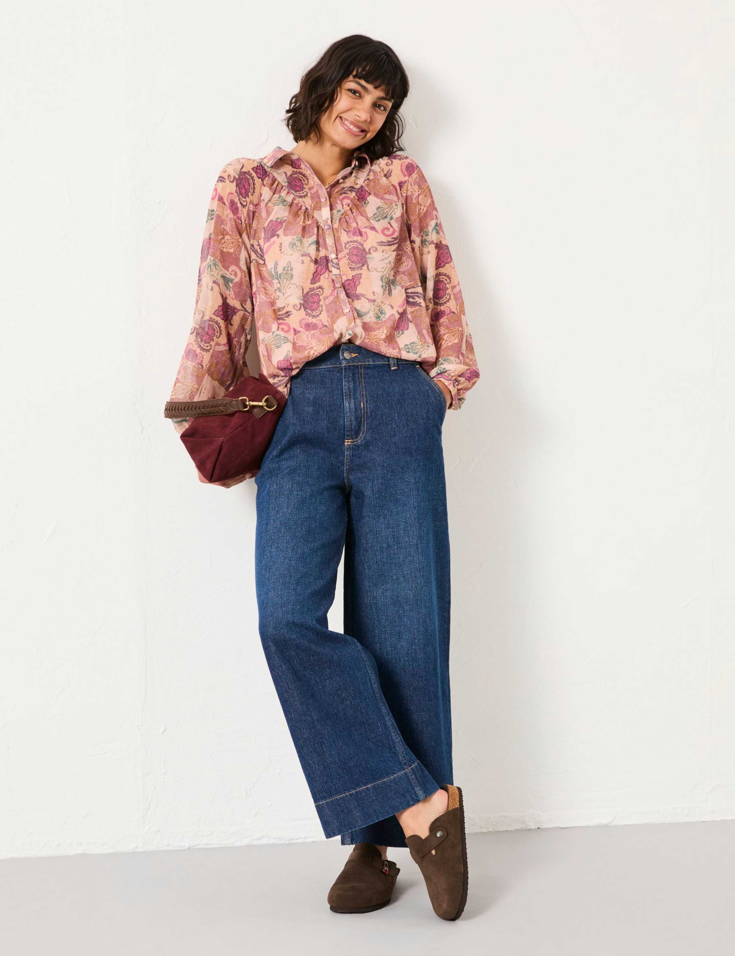 Floral Collared Blouse 1 of 6