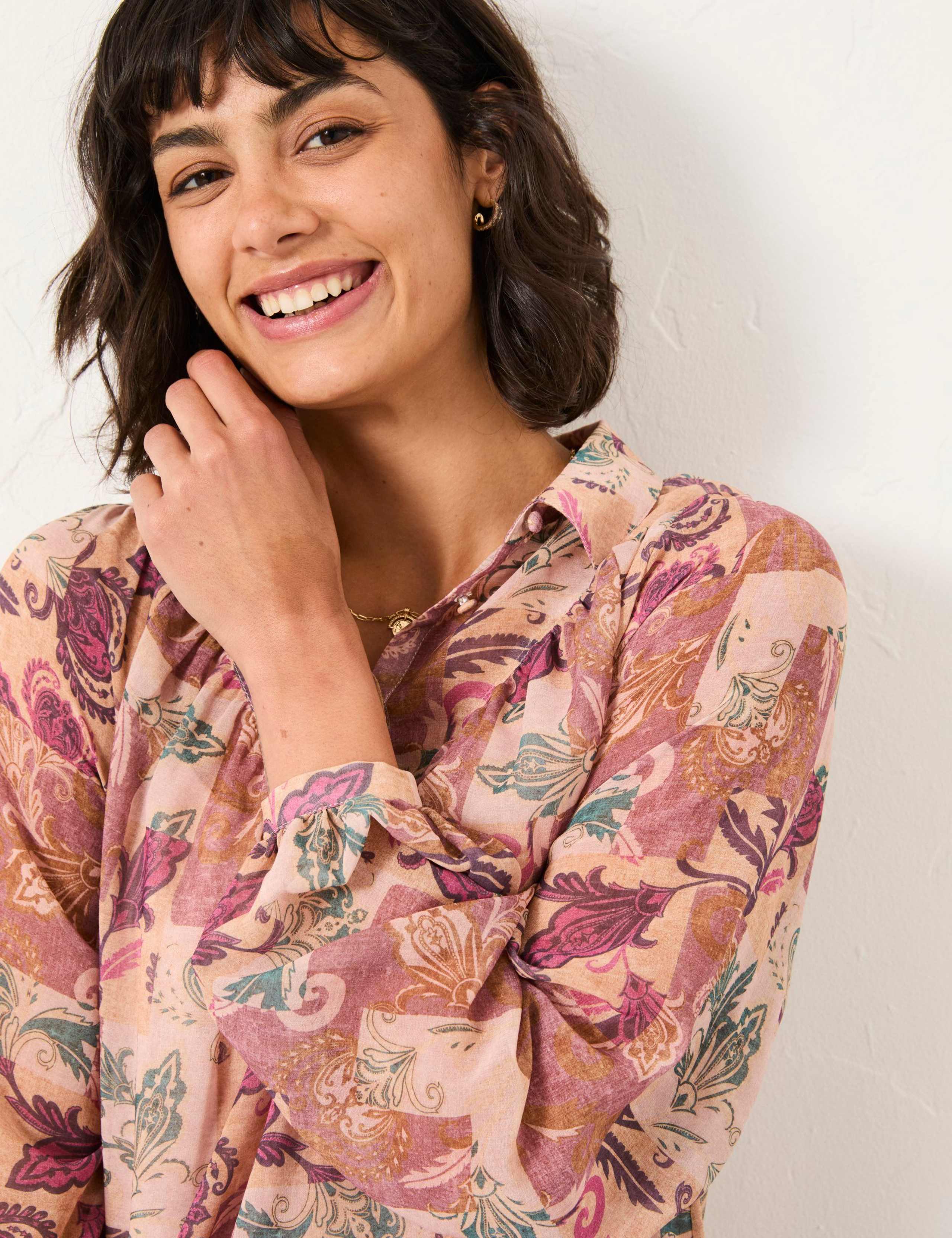 Floral Collared Blouse 6 of 6