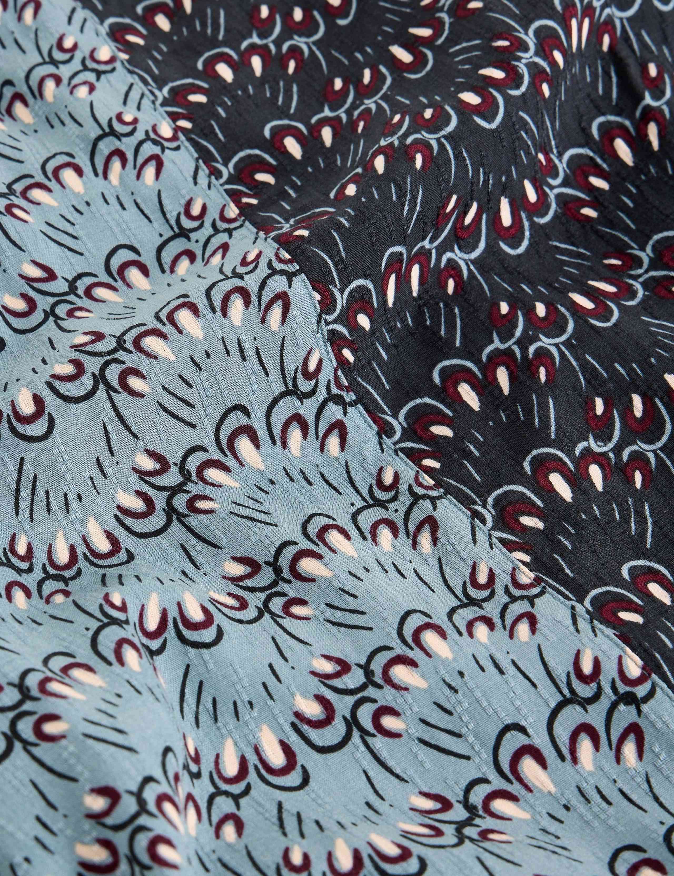 Printed Maxi A-Line Skirt 6 of 6
