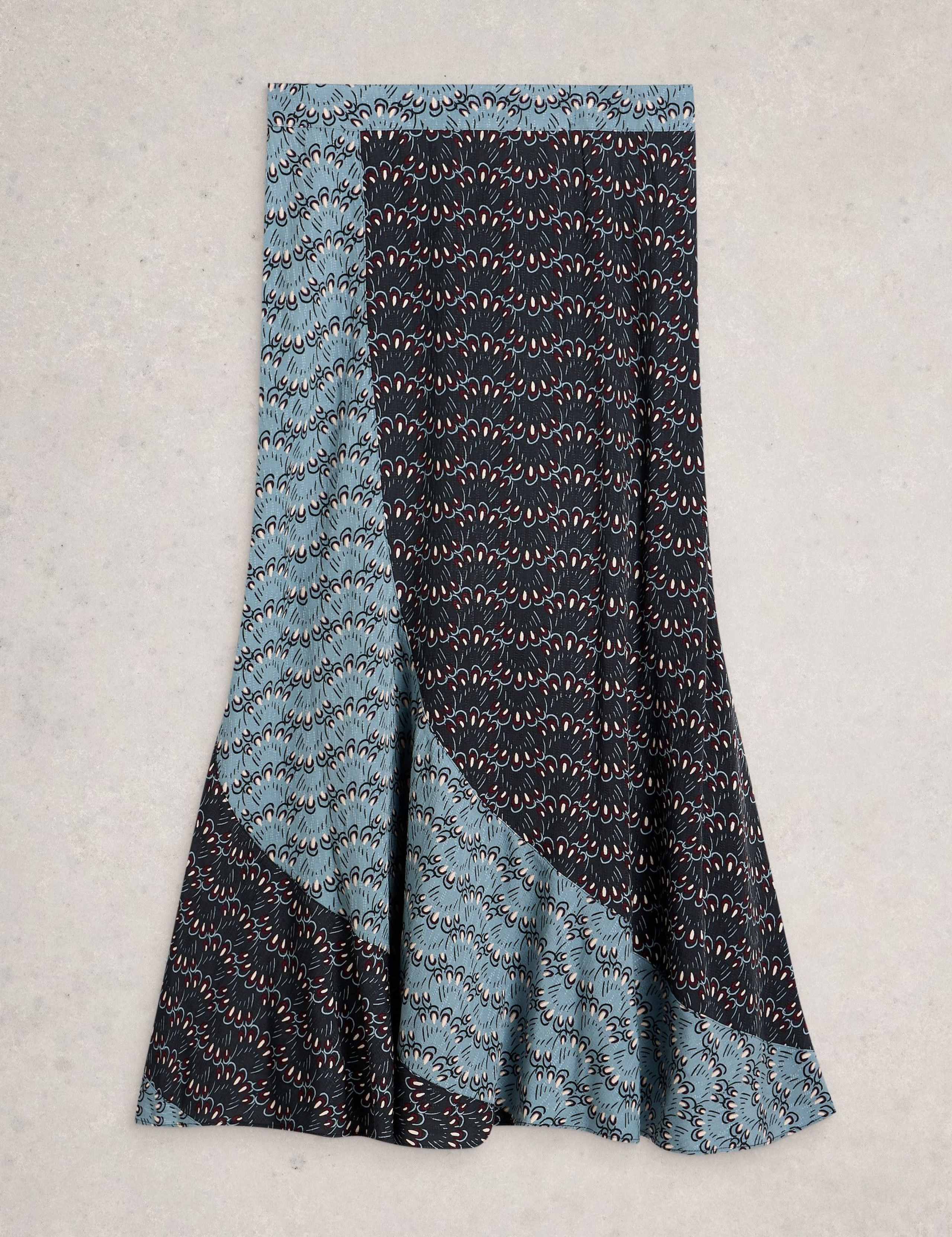 Printed Maxi A-Line Skirt 2 of 6