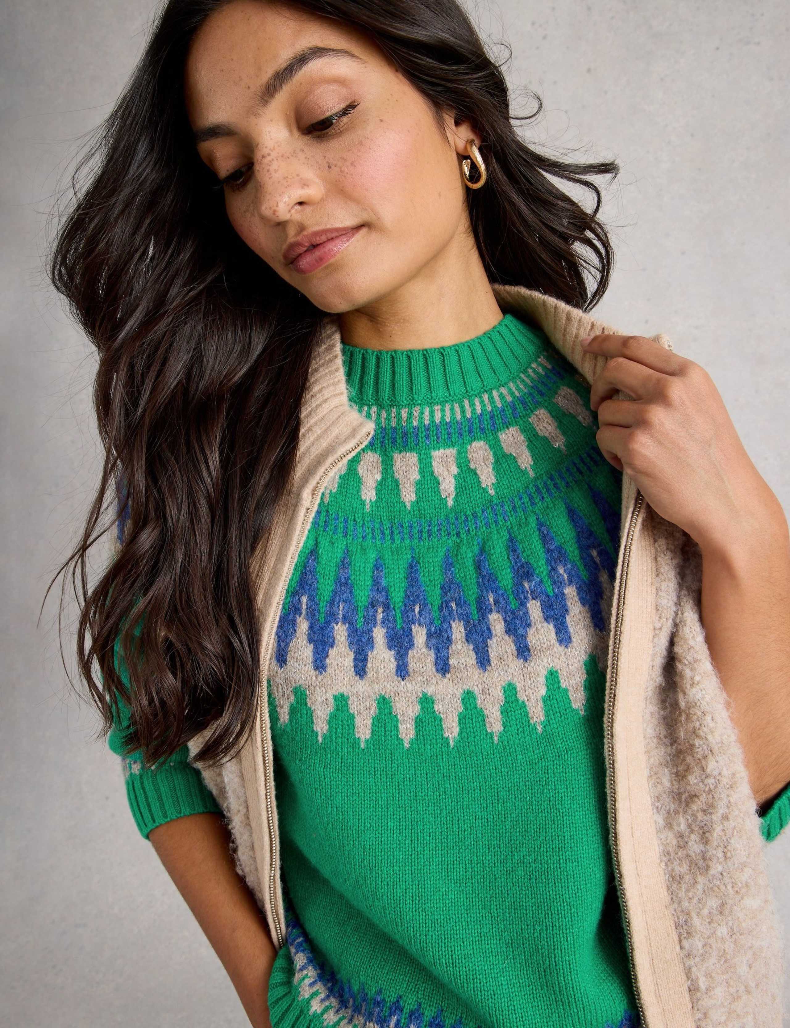 Lambswool Rich Fair Isle Crew Neck Jumper 3 of 7
