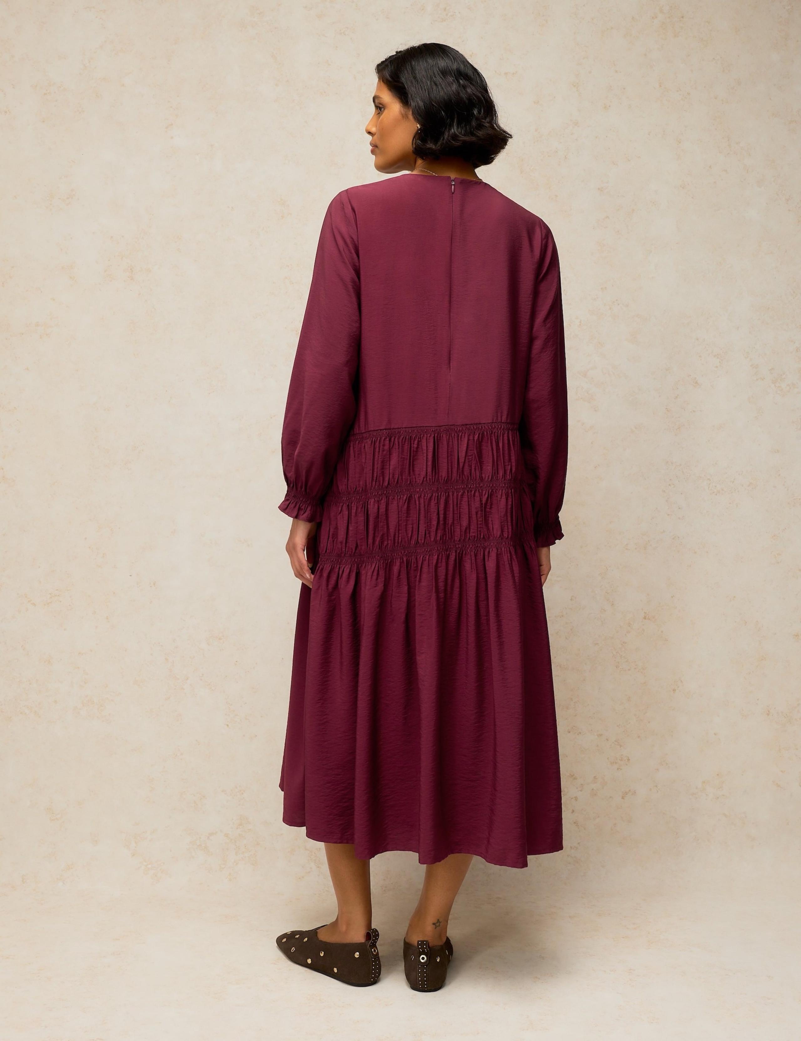Adeline Scoop Neck Midi Drop Waist Dress 3 of 6