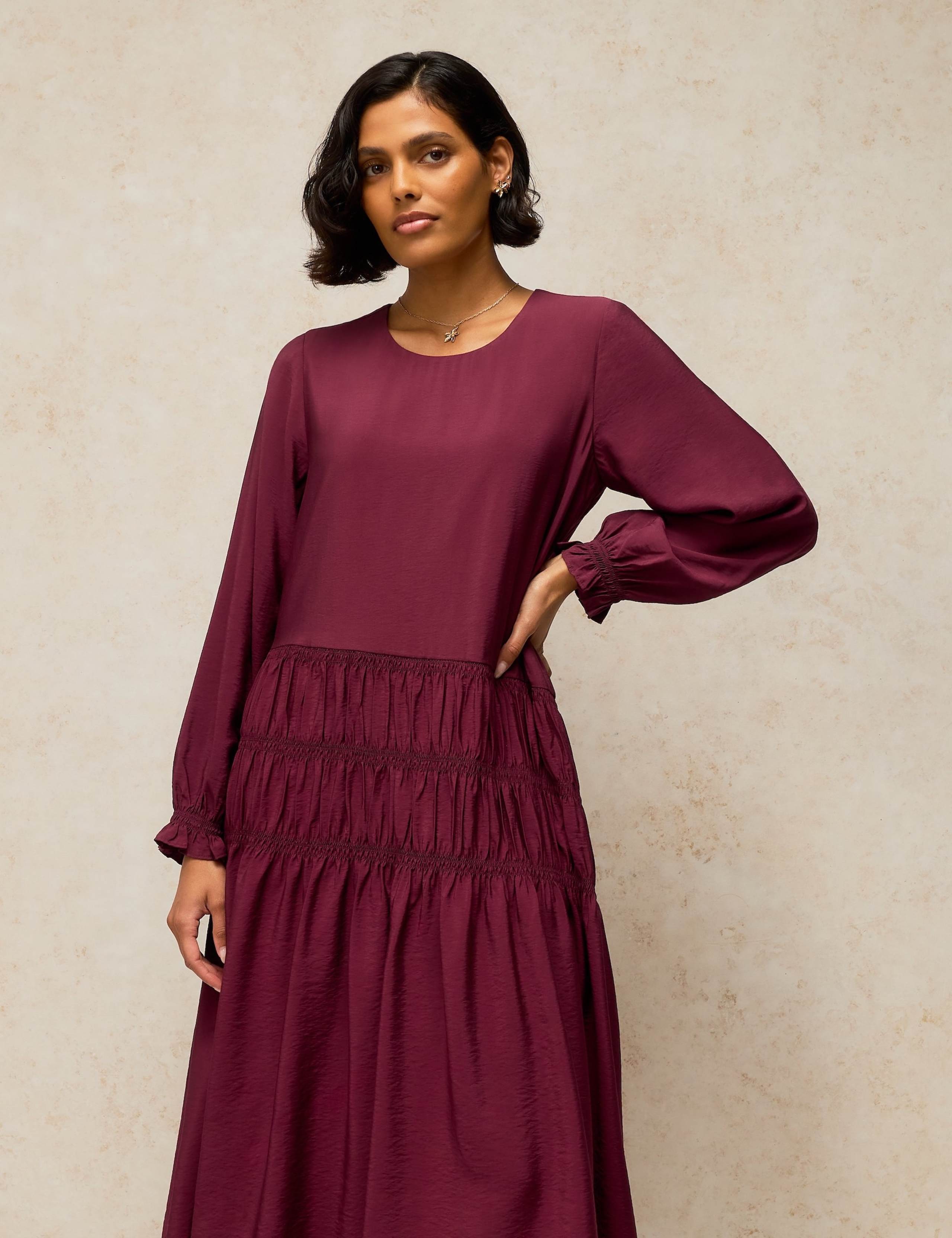 Adeline Scoop Neck Midi Drop Waist Dress 4 of 6