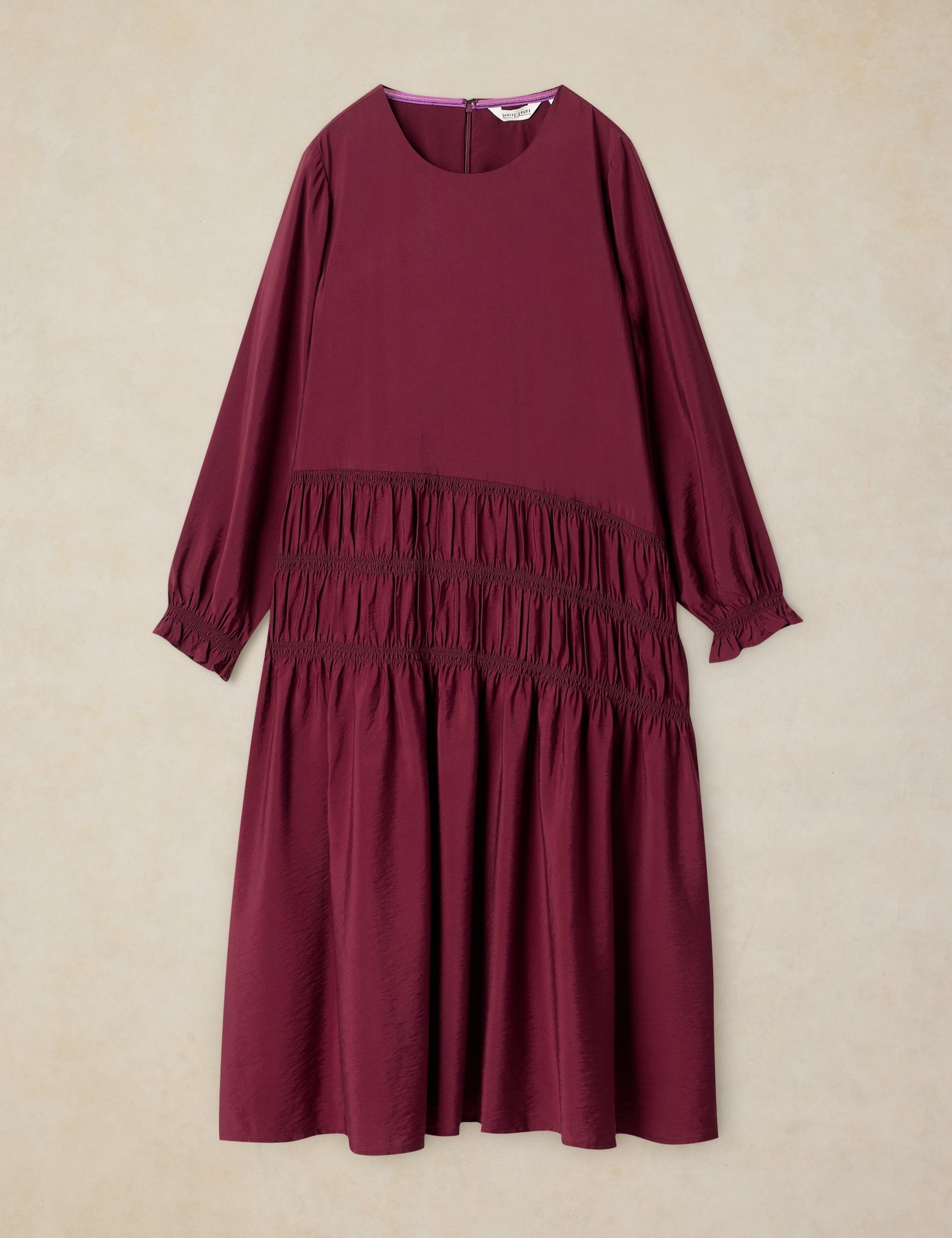Adeline Scoop Neck Midi Drop Waist Dress 2 of 6