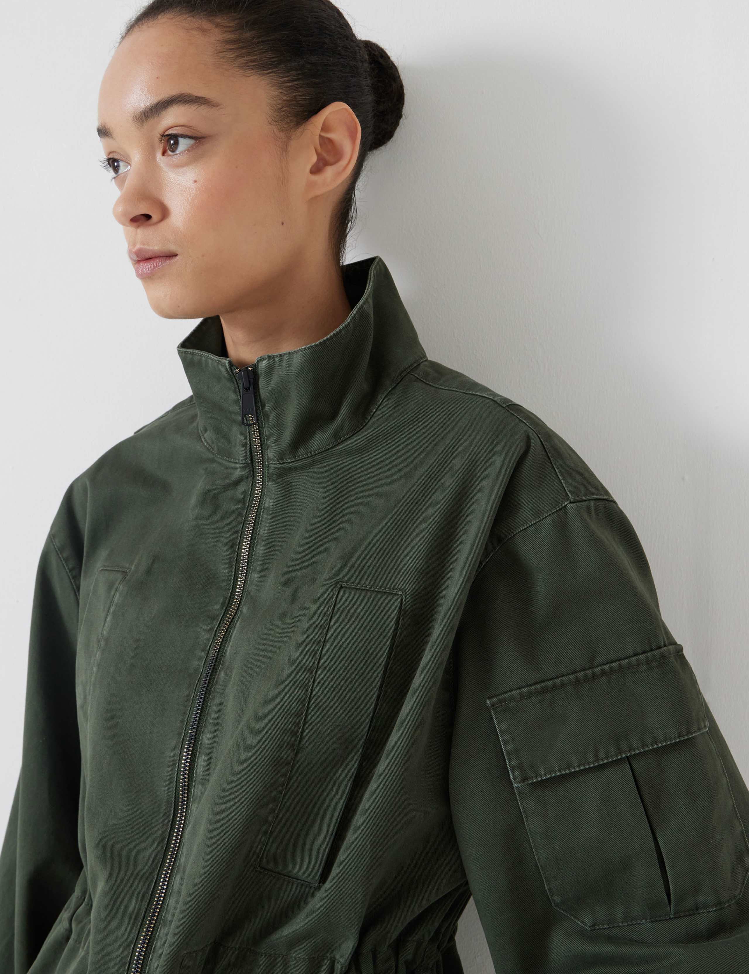 Pure Cotton Utility Parka Jacket 3 of 6