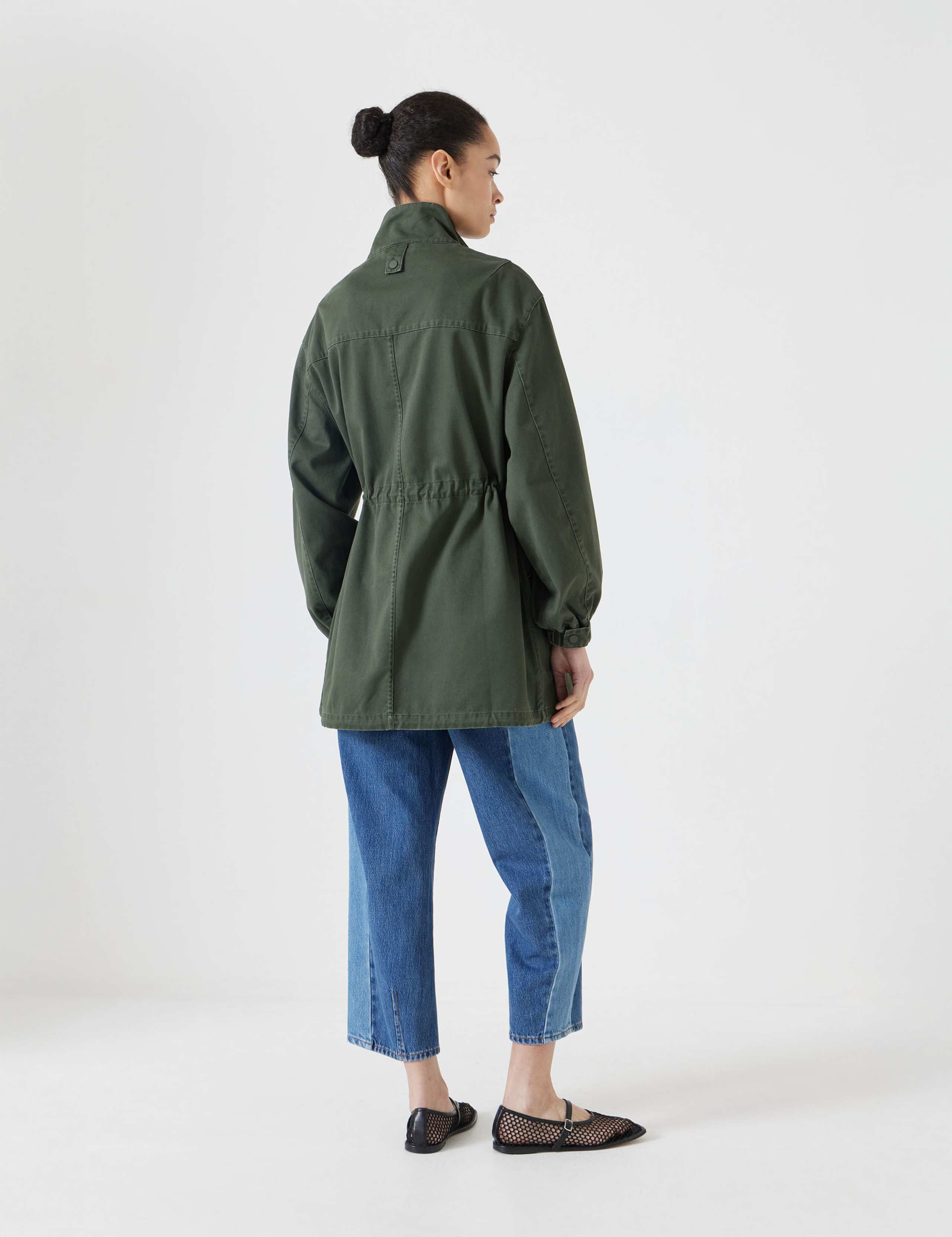 Pure Cotton Utility Parka Jacket 4 of 6