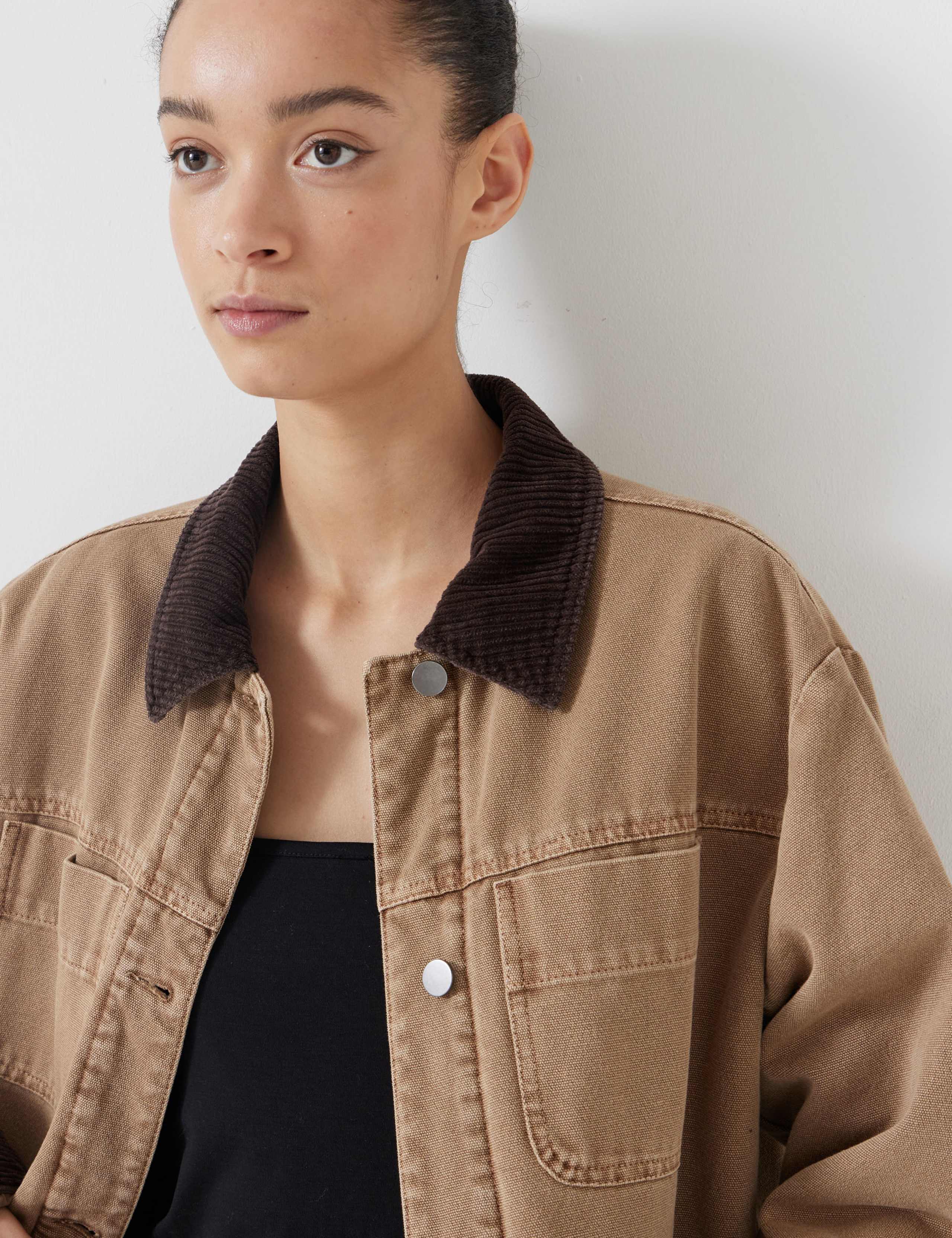 Pure Cotton Oversized Trucker Jacket 5 of 5