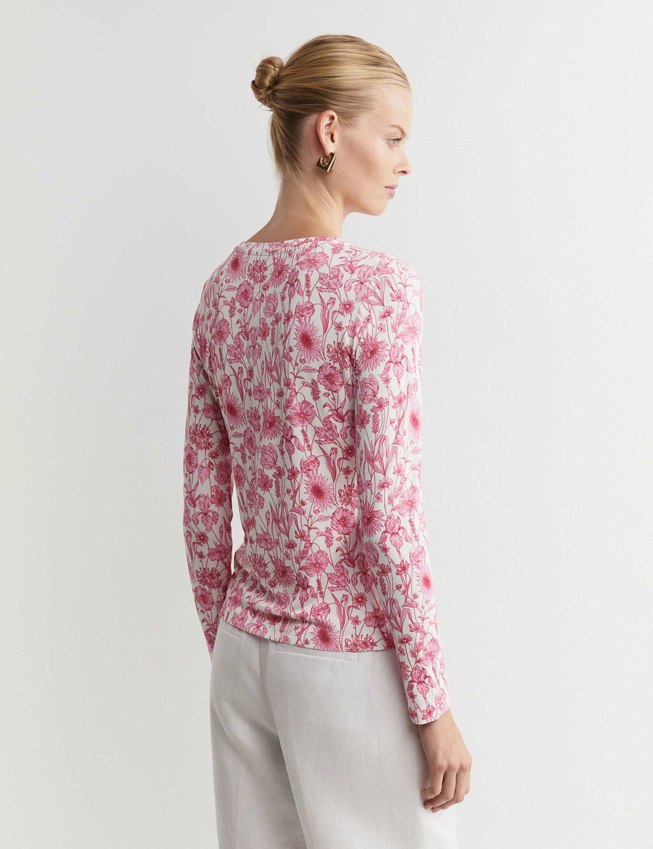 Jersey Floral Top 3 of 5