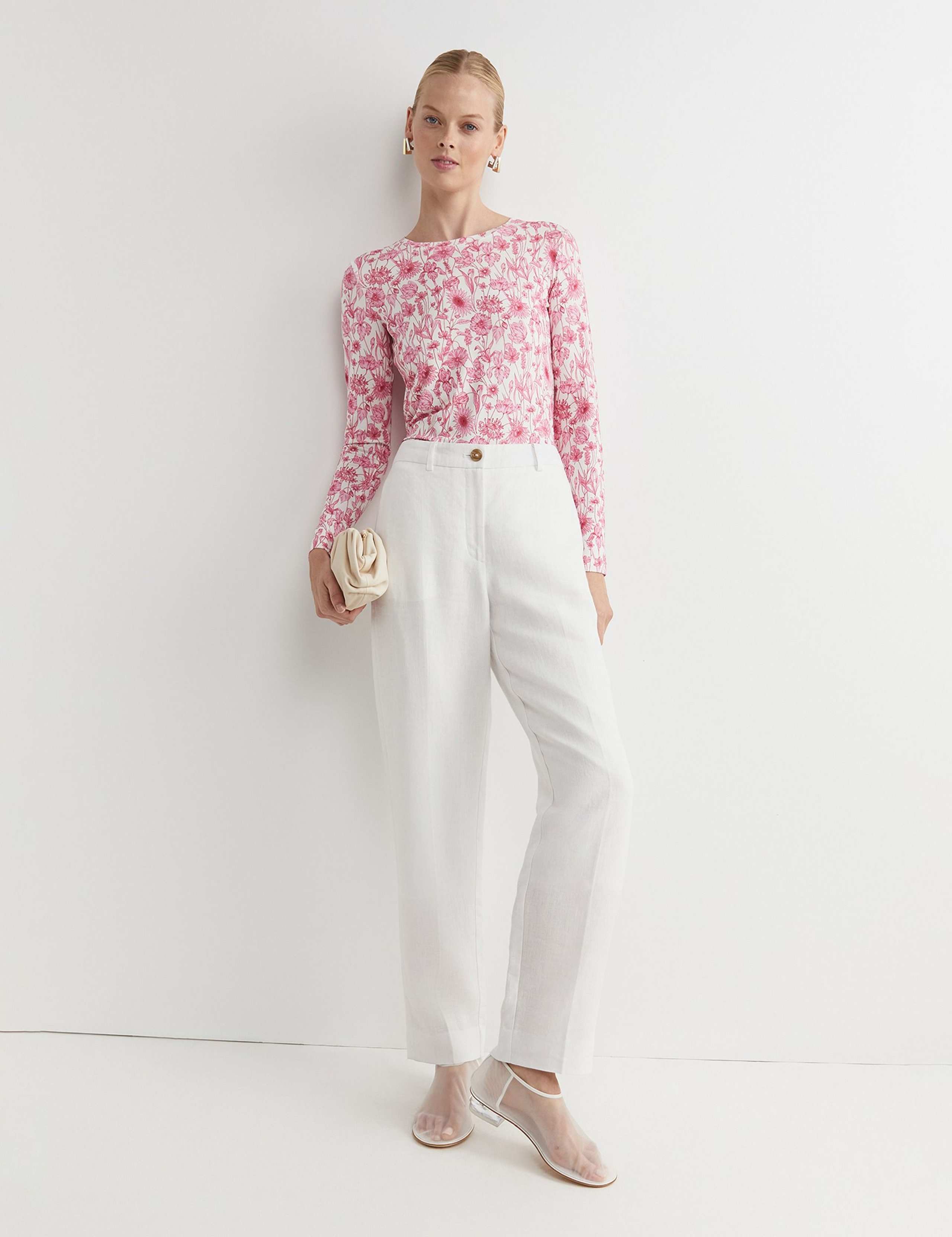 Jersey Floral Top 4 of 5