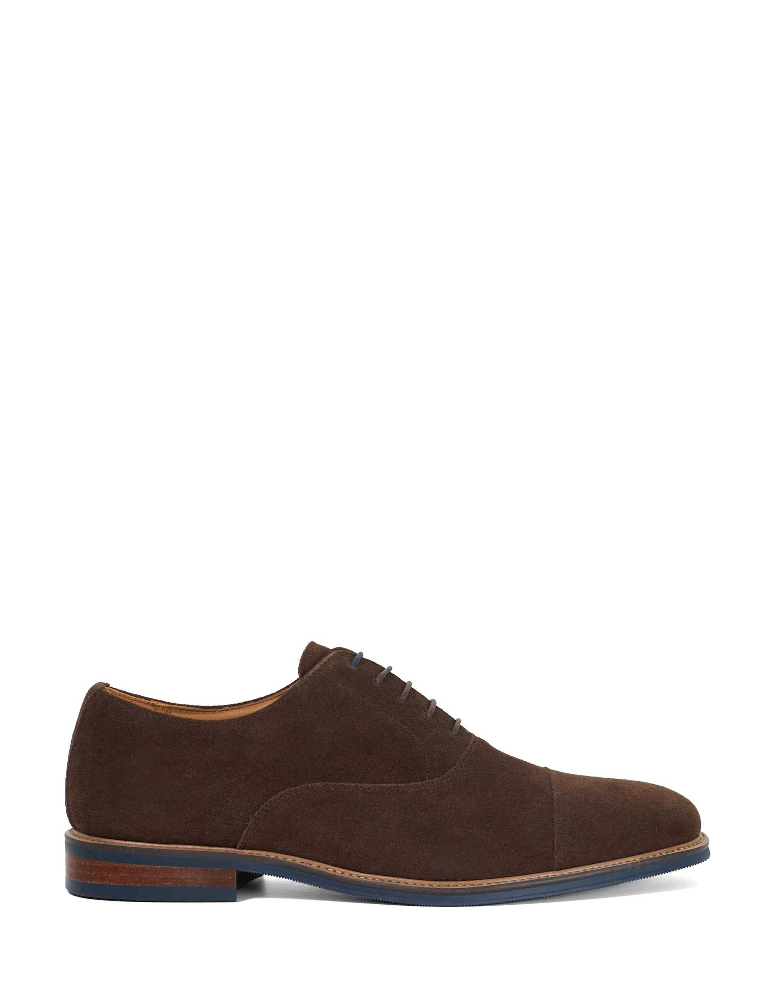 Wide Fit Suede Oxford Shoes 1 of 5