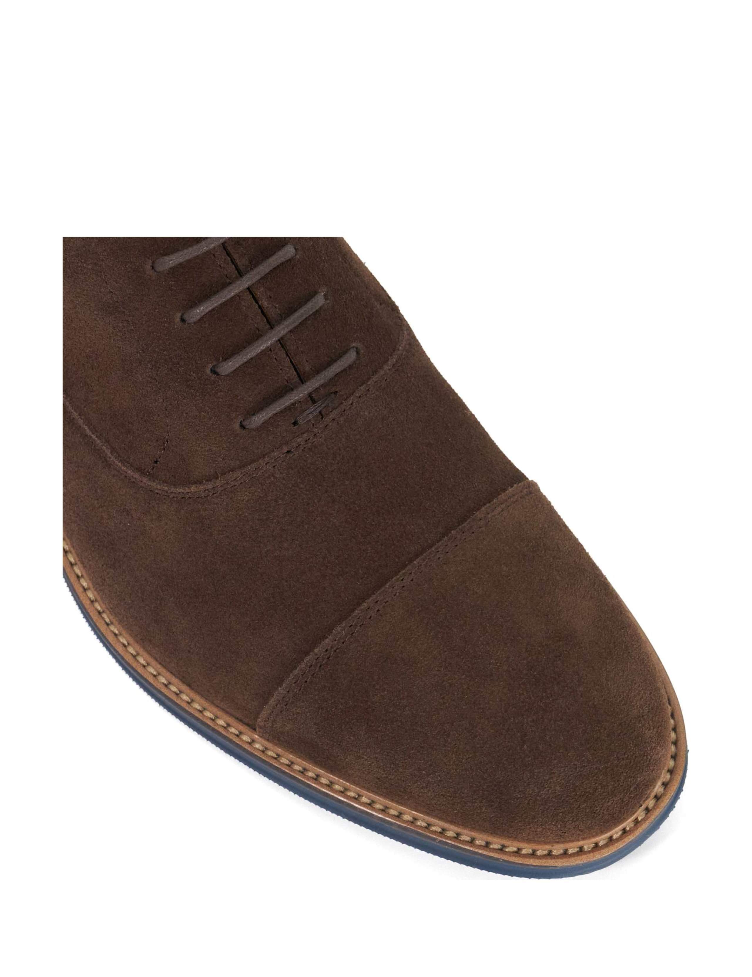 Wide Fit Suede Oxford Shoes 4 of 5