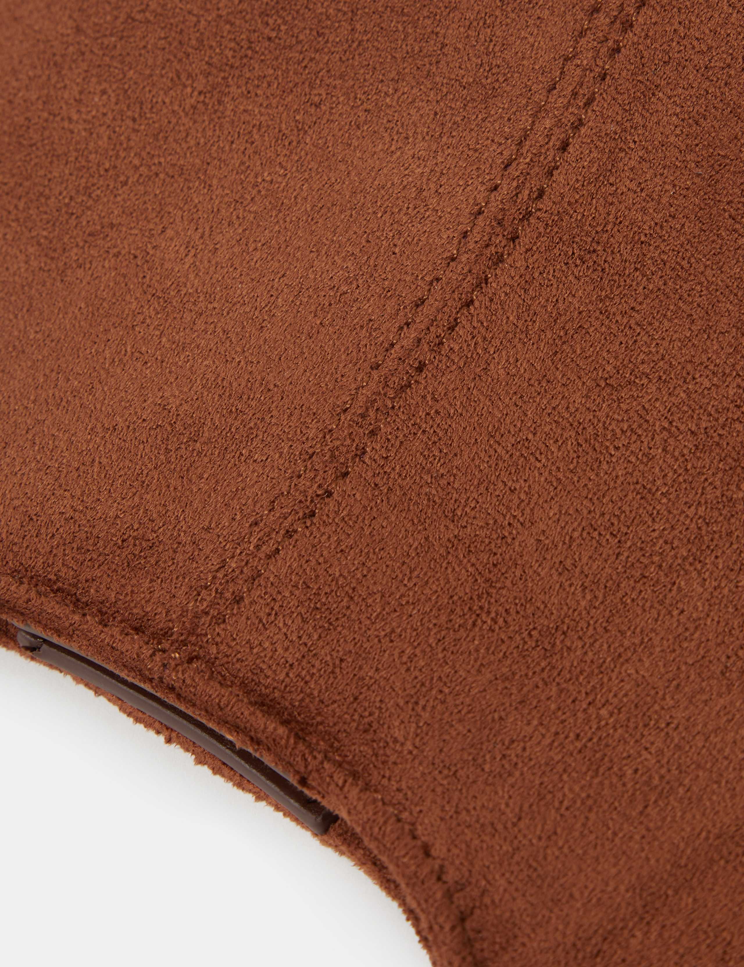 Suedette Slouch Shoulder Bag 4 of 5