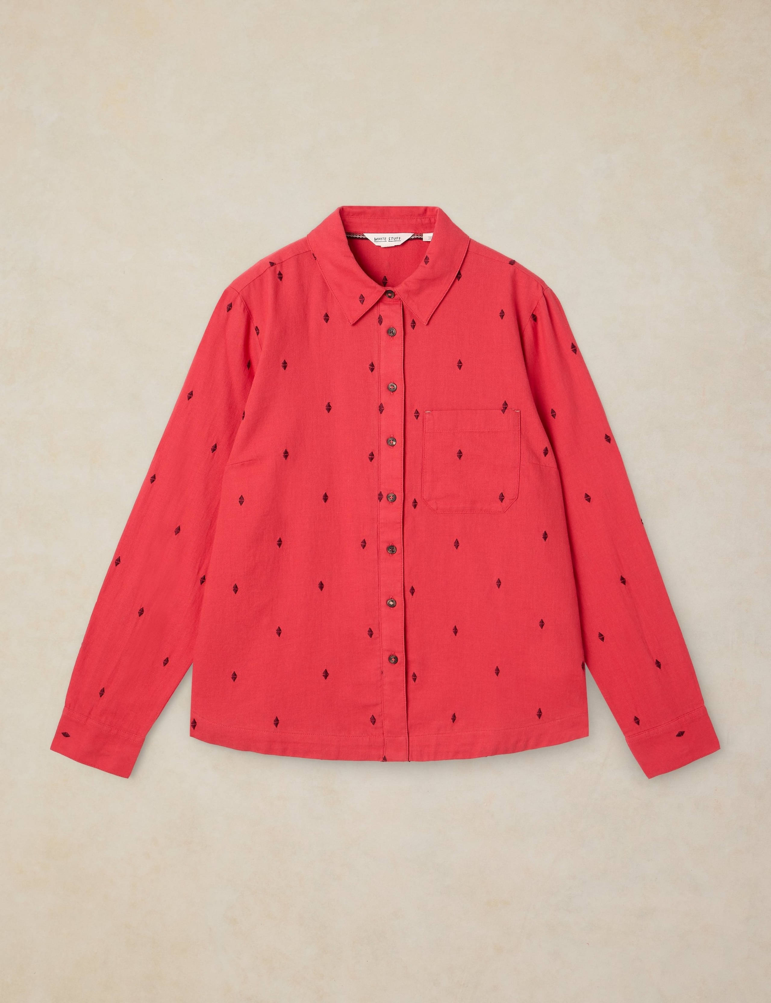 Pure Cotton Embroidered Shirt 2 of 6
