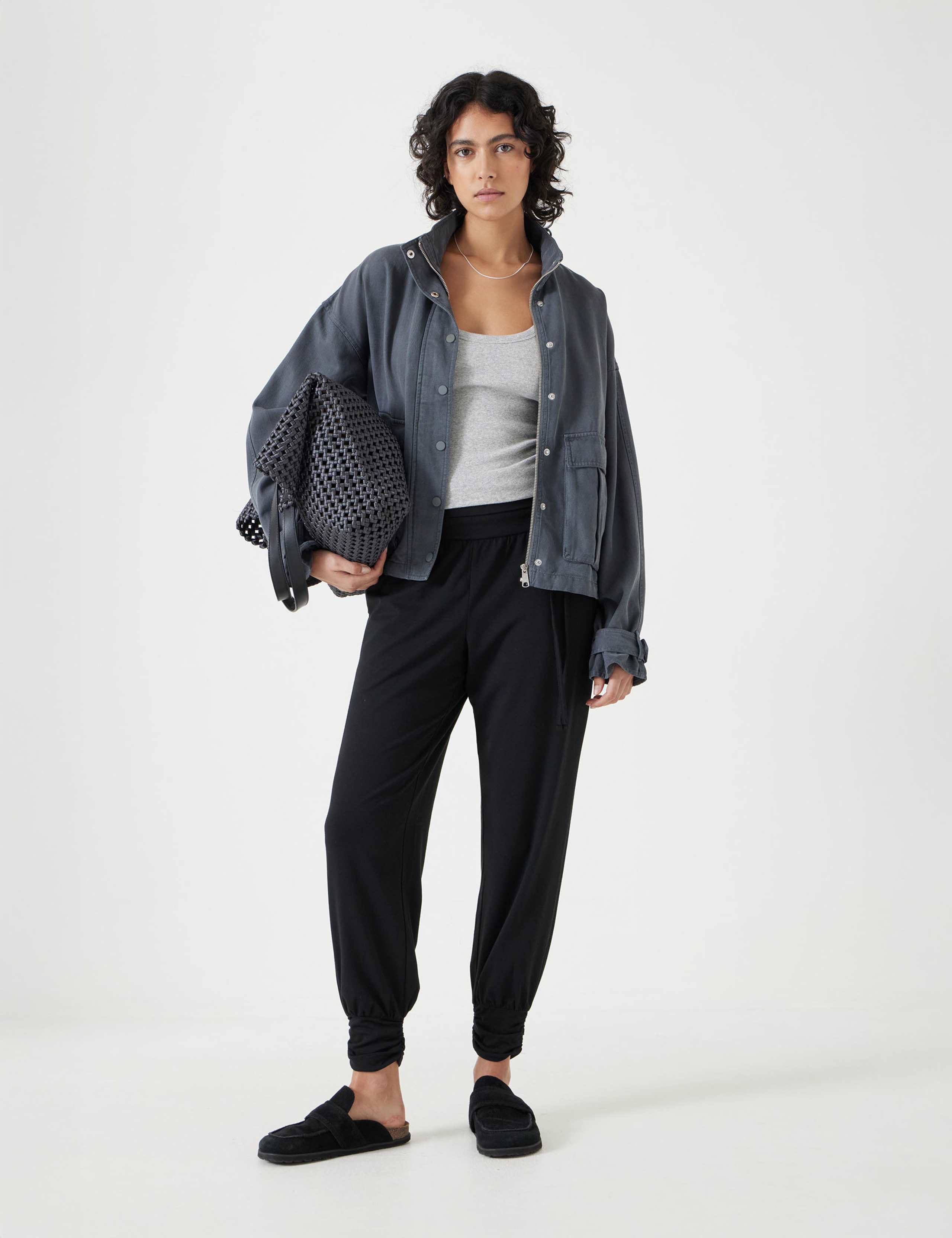 Cotton Modal Blend Trousers 1 of 6